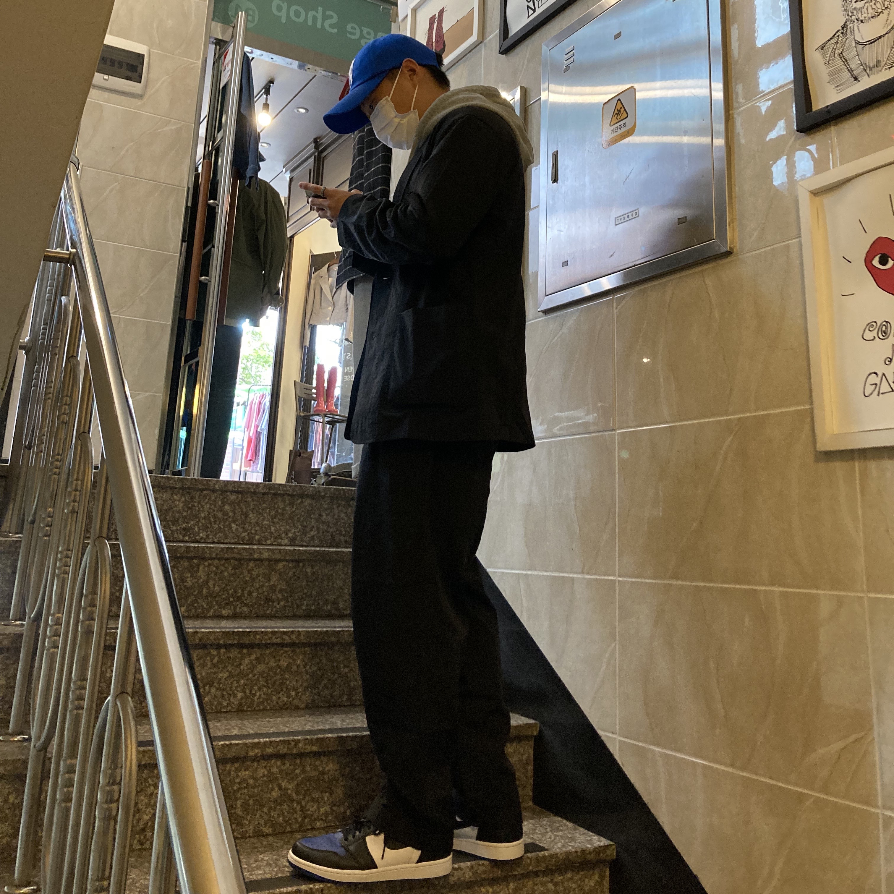 Jordan 1 Retro High OG Royal Toe 착용 스타일