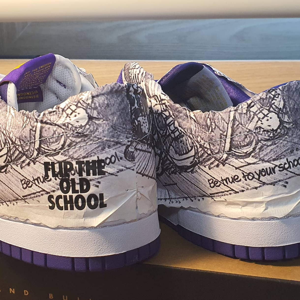 (W) Nike Dunk Low SE Flip 착용 스타일 - 3