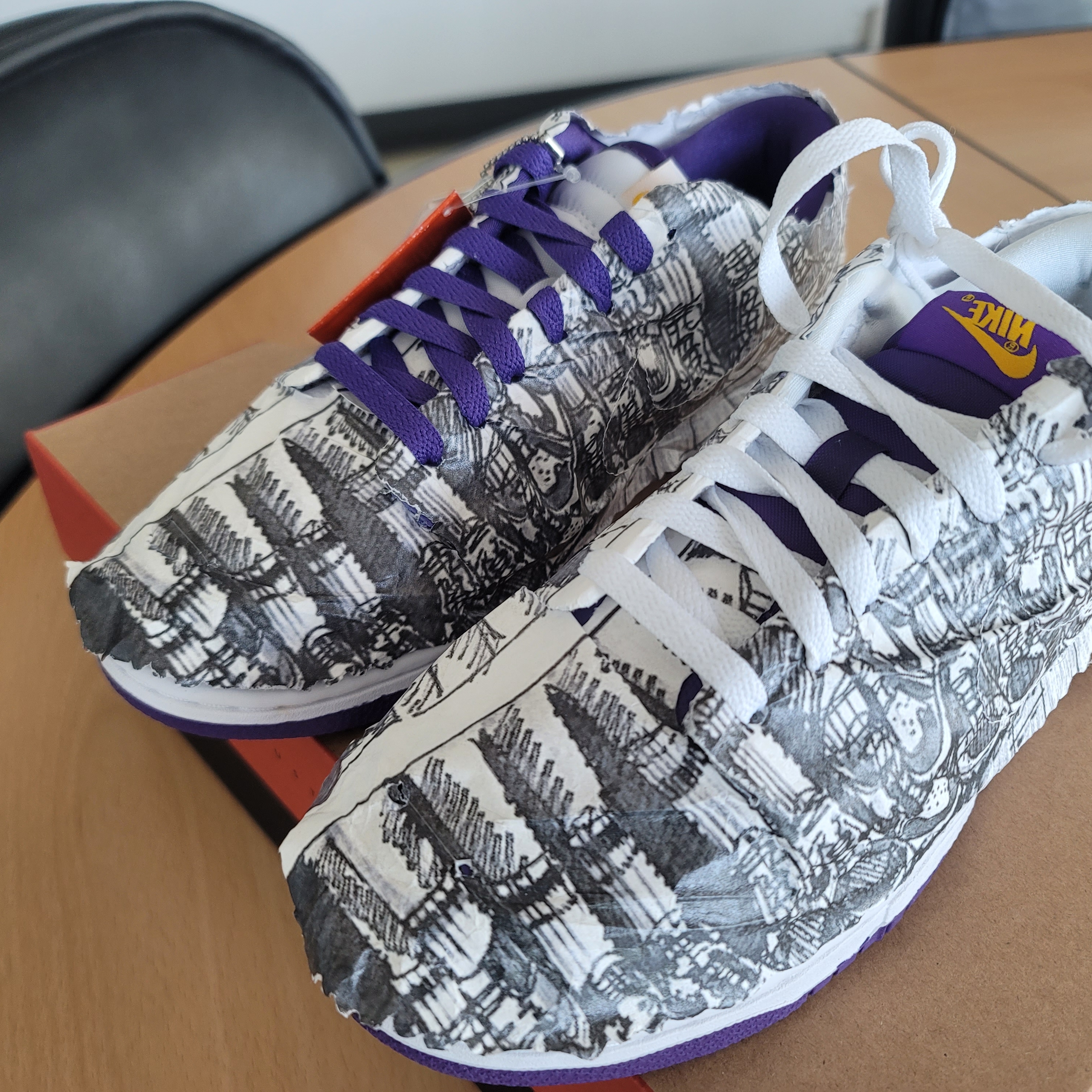 (W) Nike Dunk Low SE Flip 착용 스타일 - 2