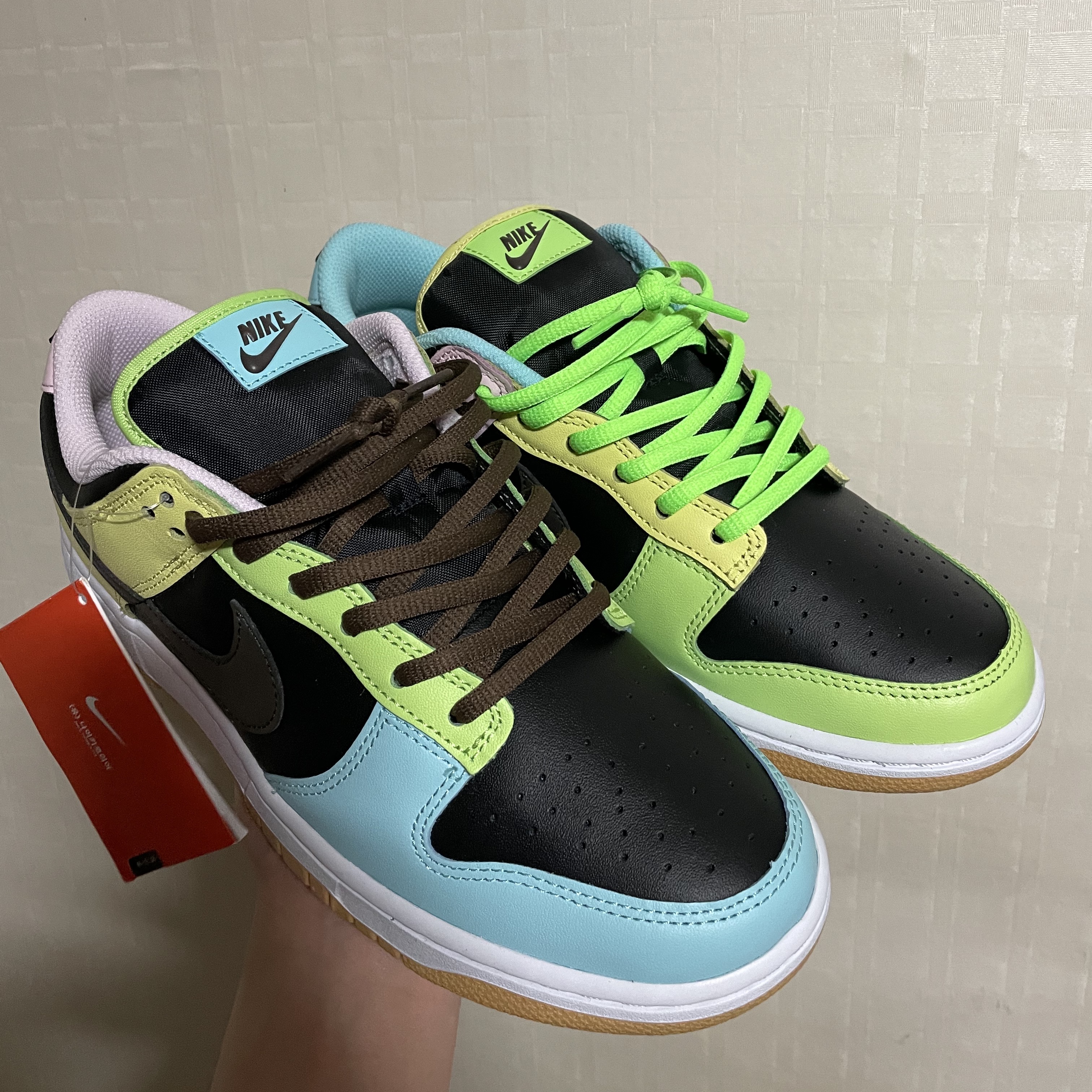 Nike Dunk Low SE Free.99 Black ์ฐฉ์ฉ ์คํ์ผ