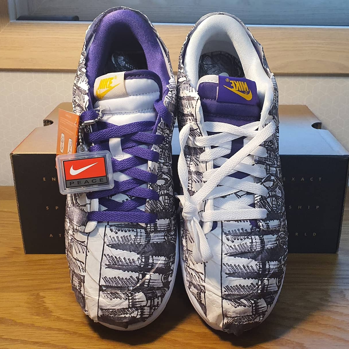 (W) Nike Dunk Low SE Flip 착용 스타일 - 4