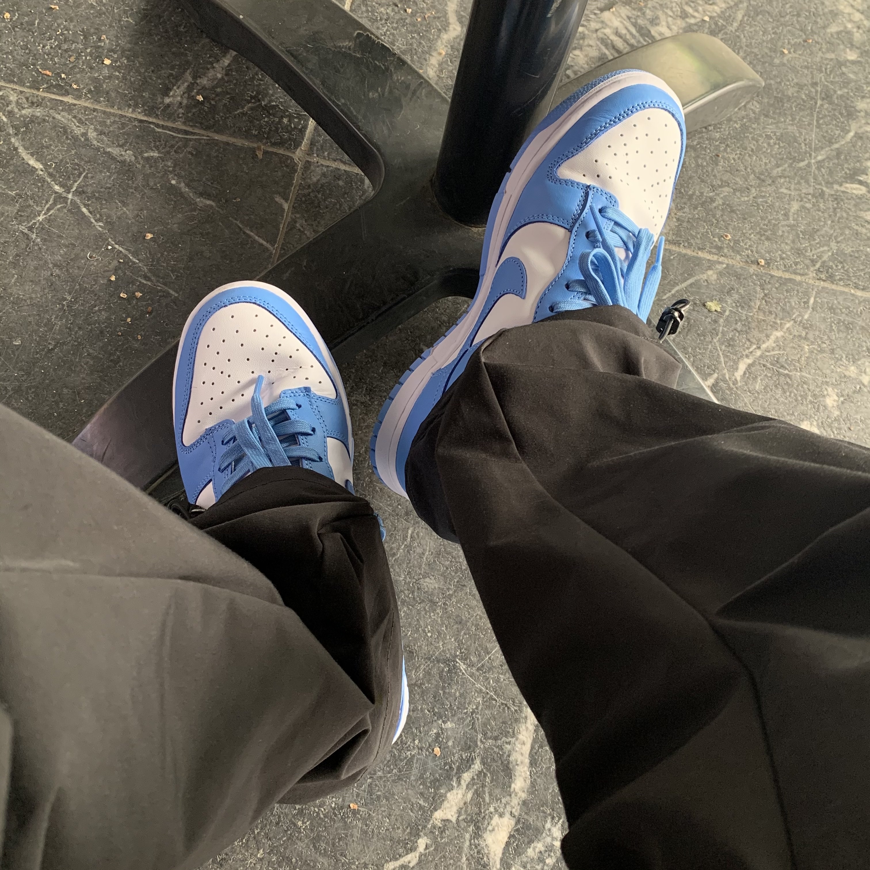 Nike Dunk Low Retro University Blue 착용 스타일