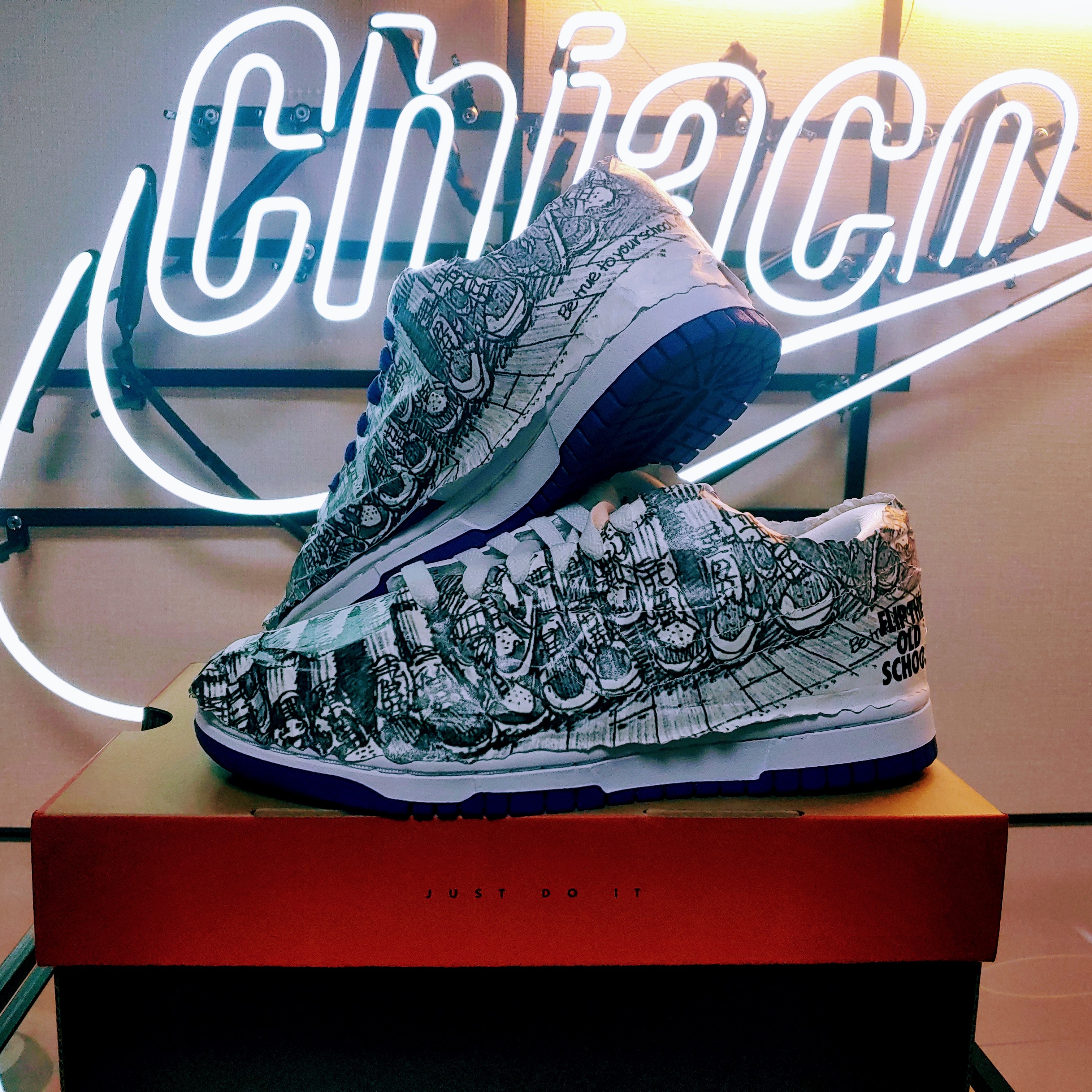 (W) Nike Dunk Low SE Flip 착용 스타일