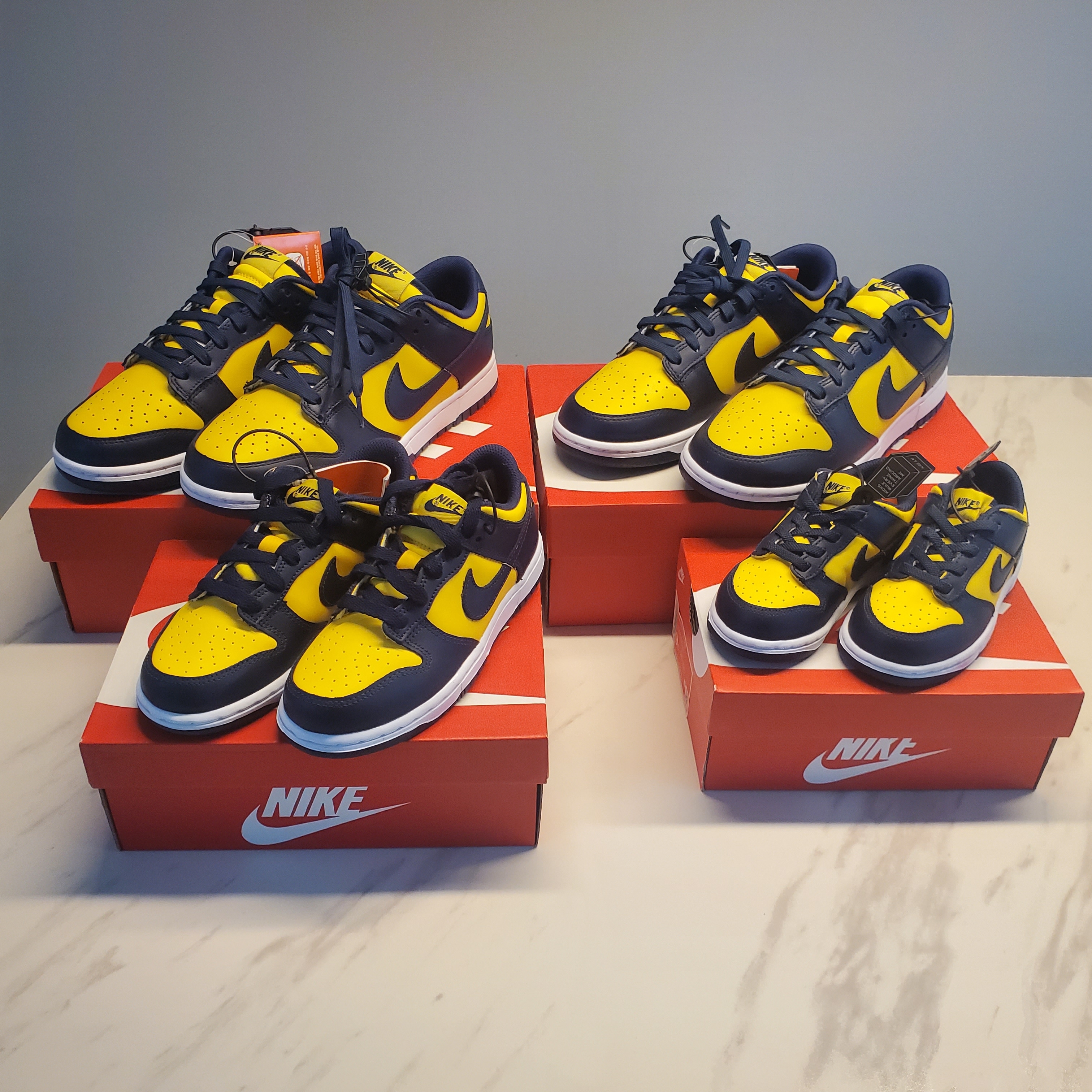 Nike Dunk Low Retro Varsity Maize, (PS) Nike Dunk Low Varsity Maize 착용 스타일 - 1
