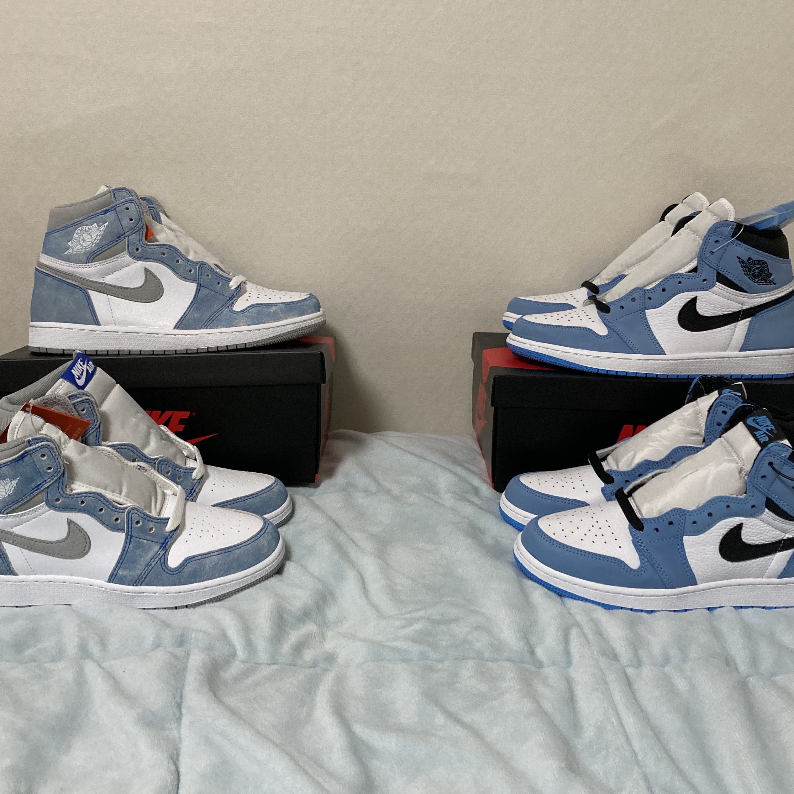 Jordan 1 Retro High OG Hyper Royal, (GS) Jordan 1 Retro High OG Hyper Royal 착용 스타일