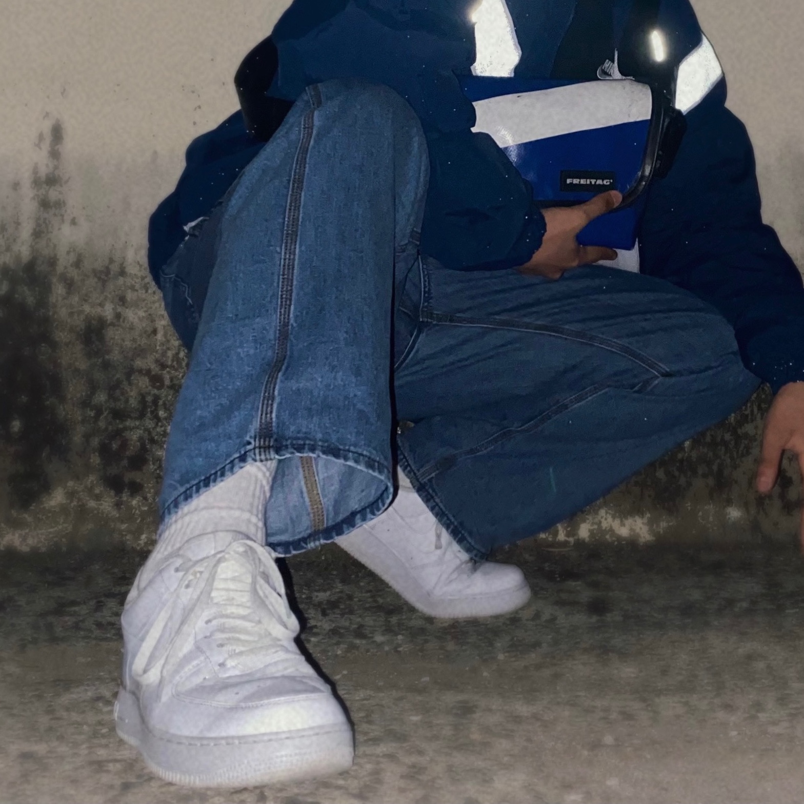 Nike Air Force 1 '07 Low White 착용 스타일 - 2