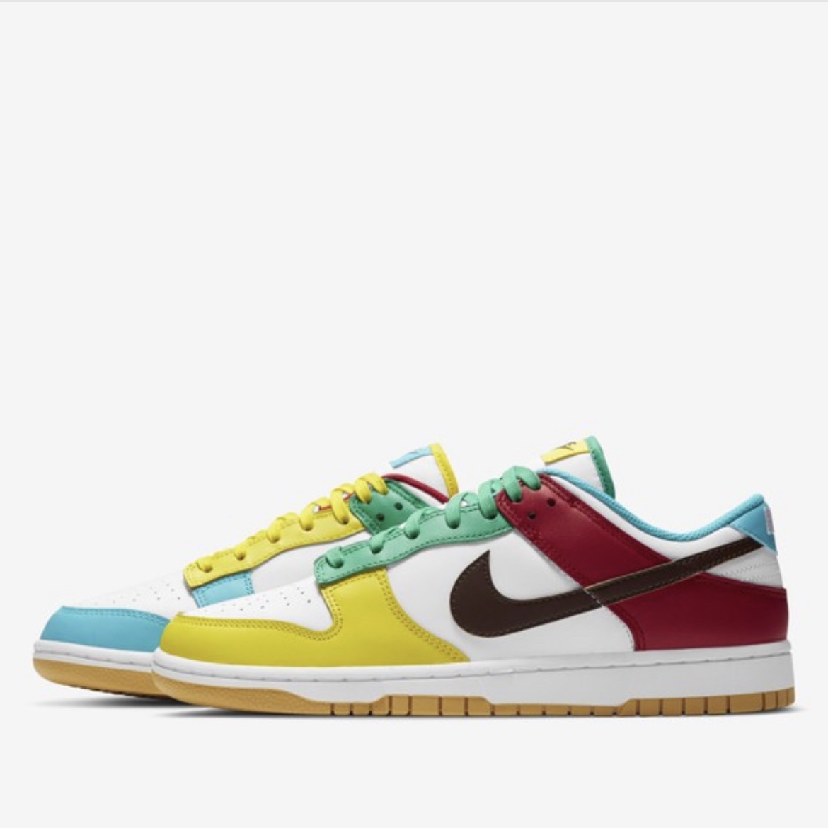 Nike Dunk Low SE Free.99 White 착용 스타일 - 3