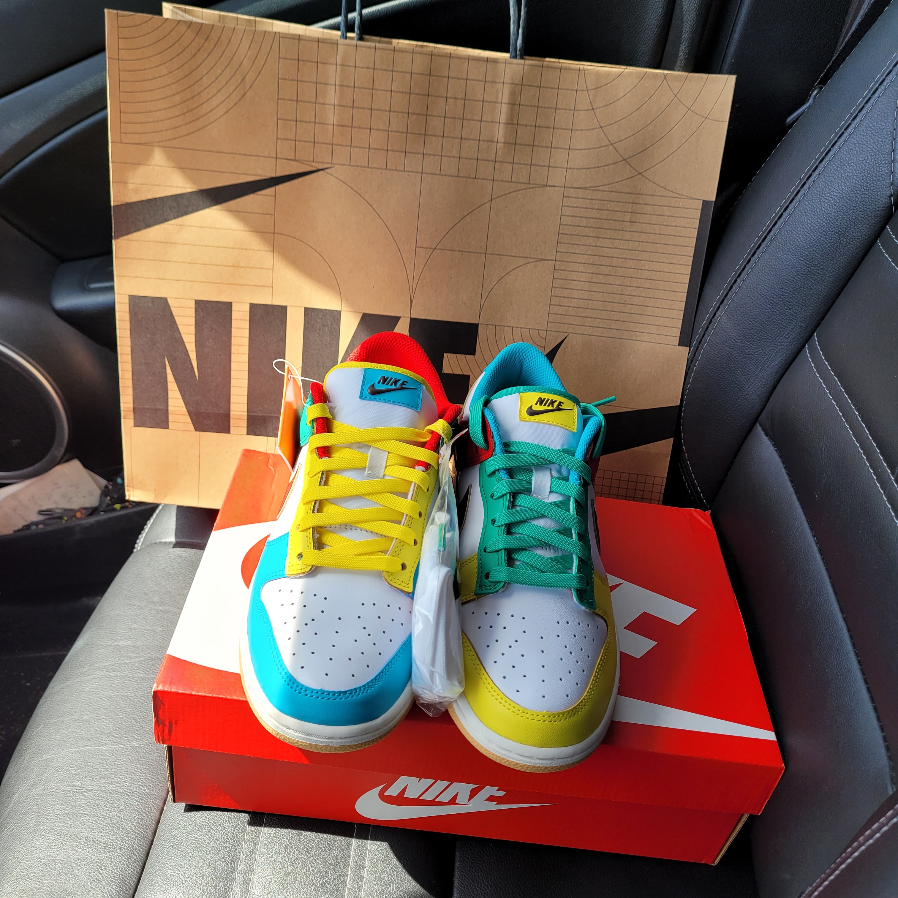 Nike Dunk Low SE Free.99 White 착용 스타일 - 5