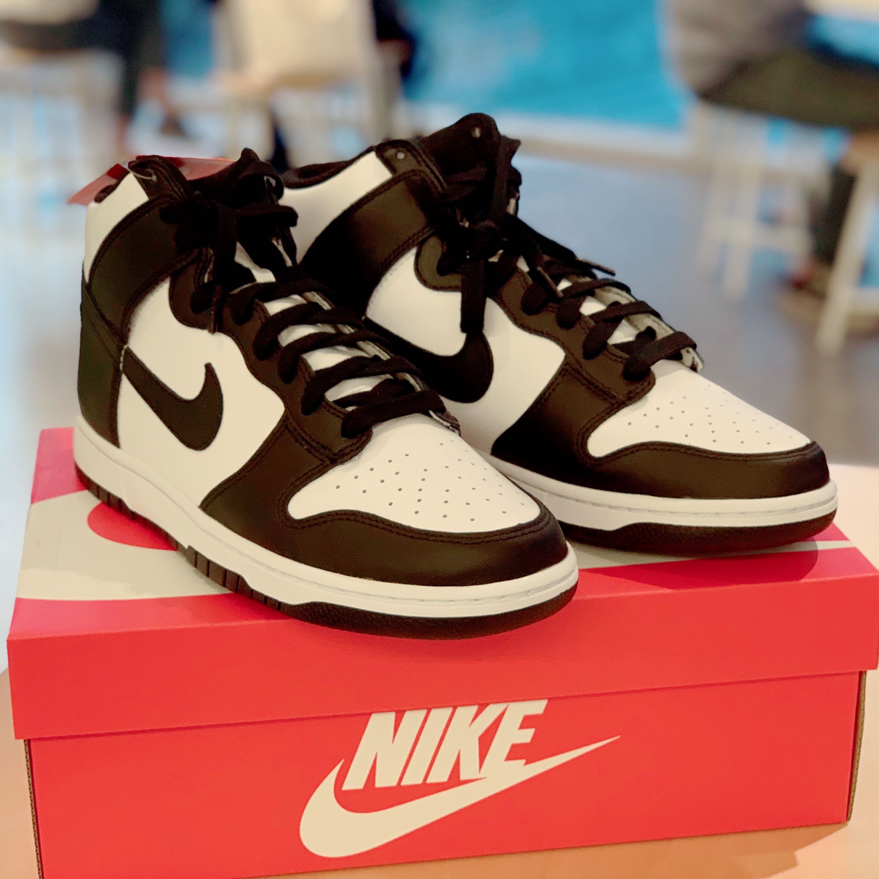 Nike Dunk High Retro Black and White 착용 스타일