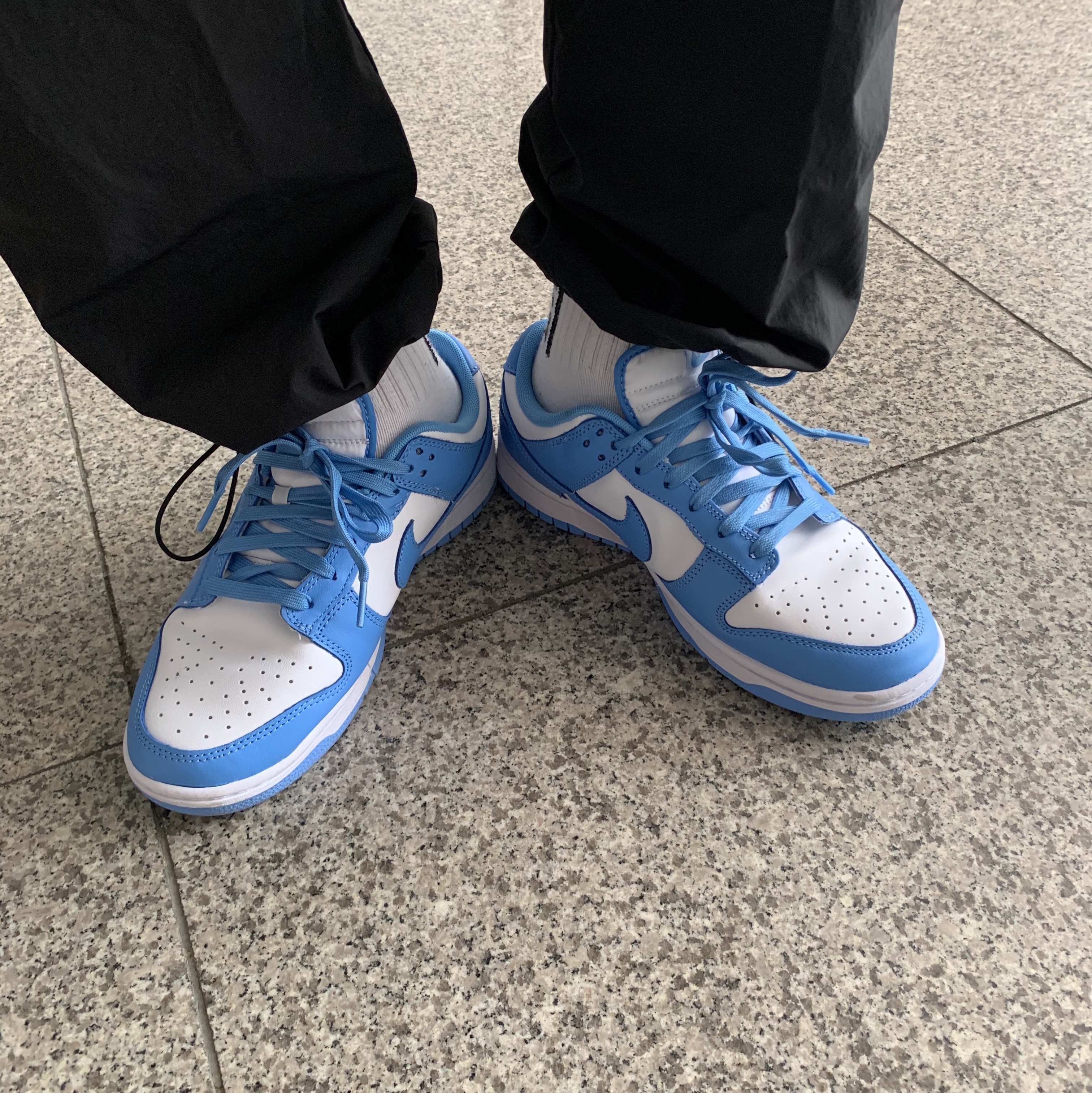 Nike Dunk Low Retro University Blue 착용 스타일