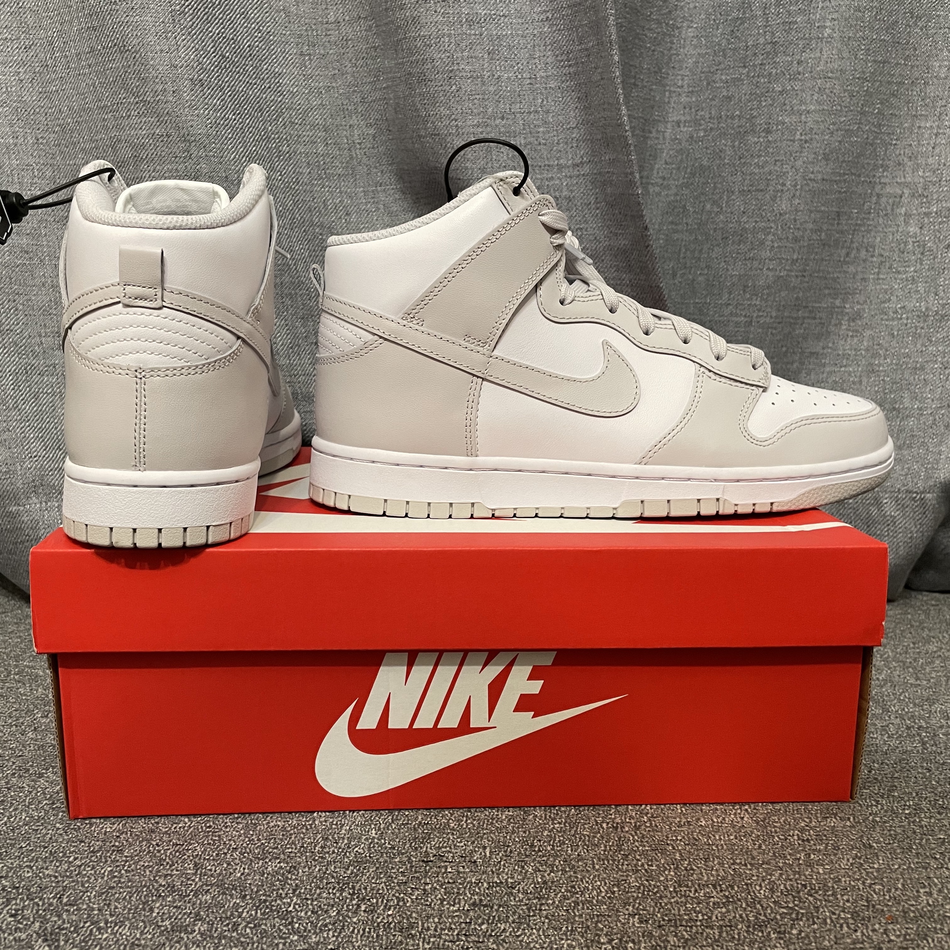 Nike Dunk High Retro Vast Grey, (W) Nike Dunk Low Photon Dust 착용 스타일 - 4
