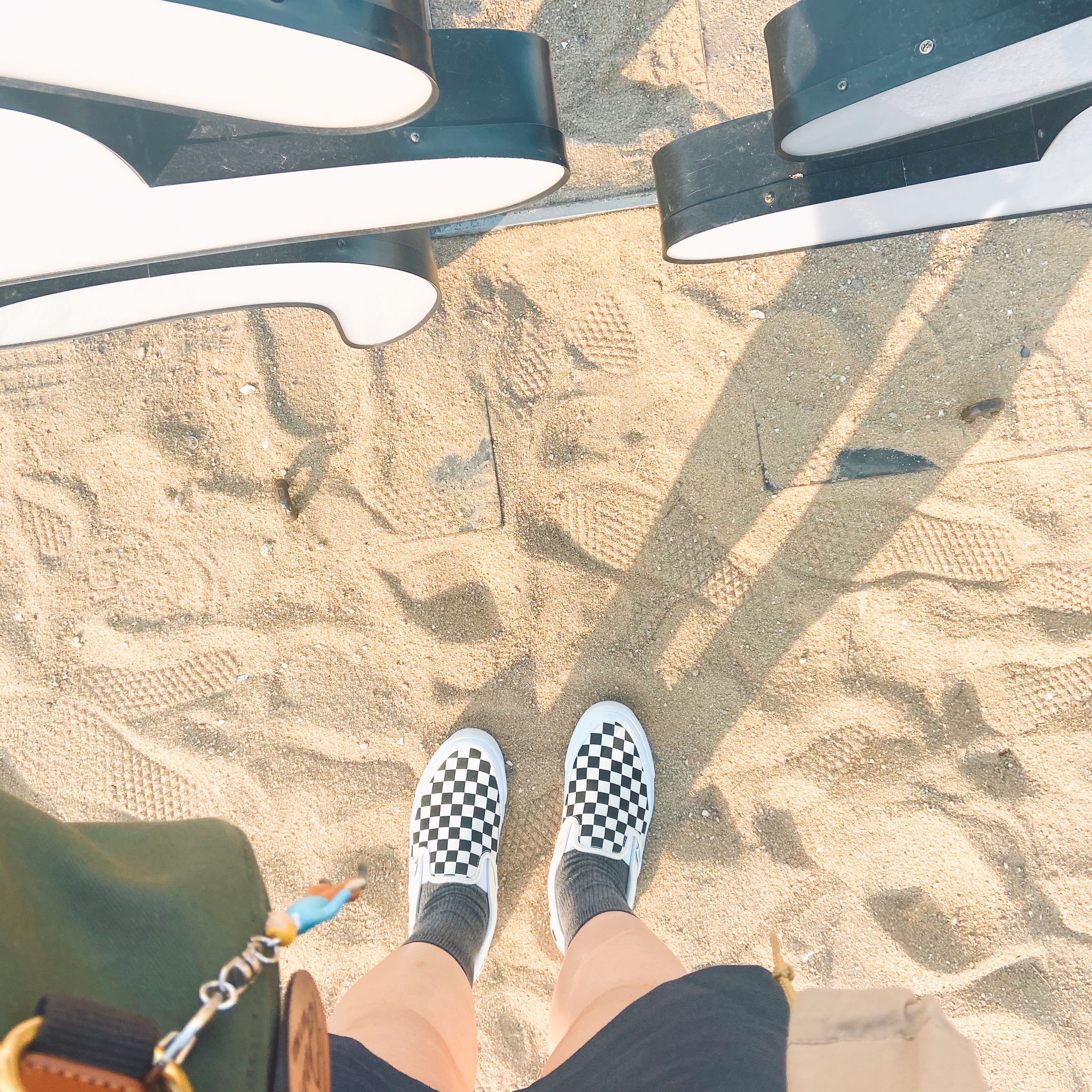 Vans Vault OG Classic Slip-On Checkerboard 착용 스타일