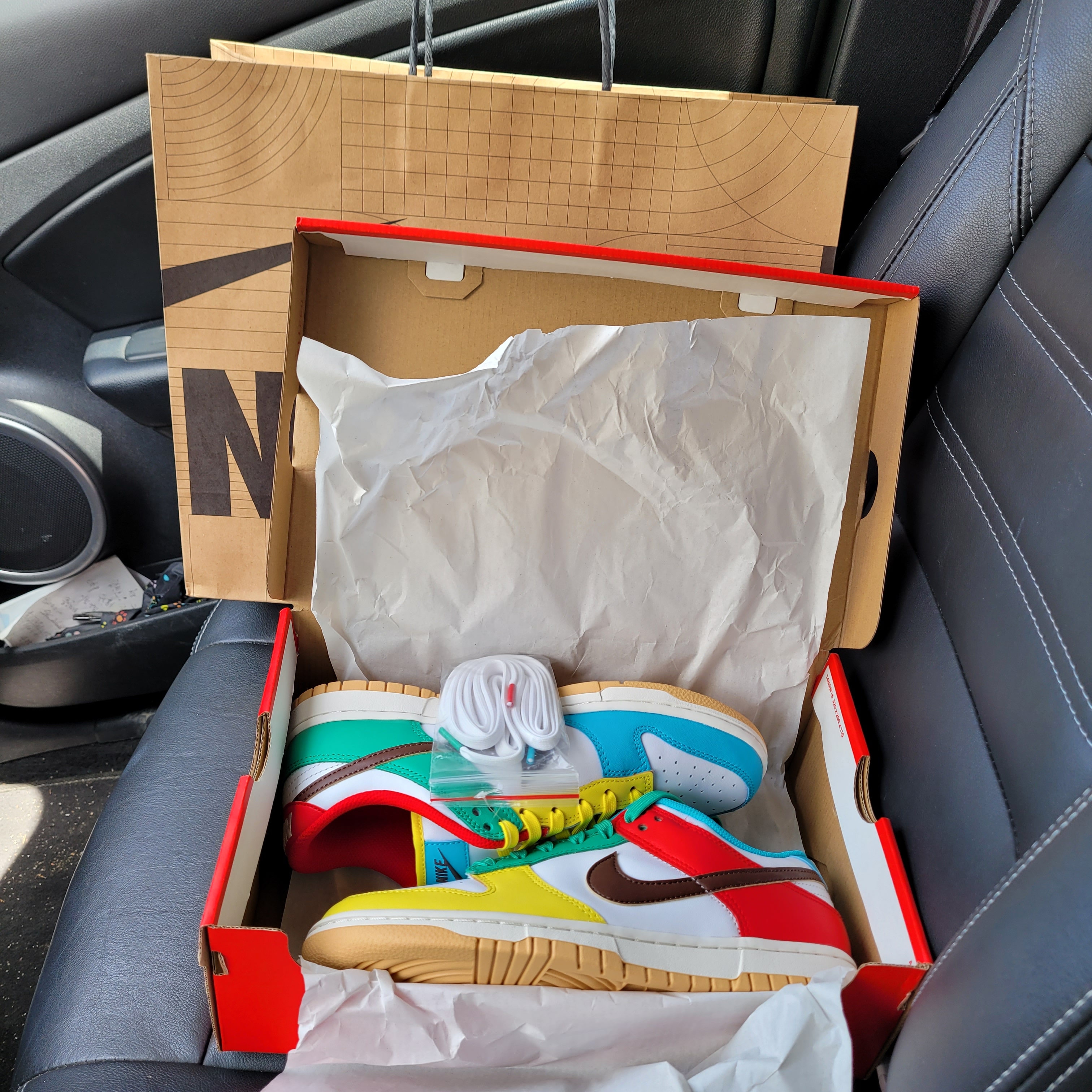 Nike Dunk Low SE Free.99 White 착용 스타일 - 1