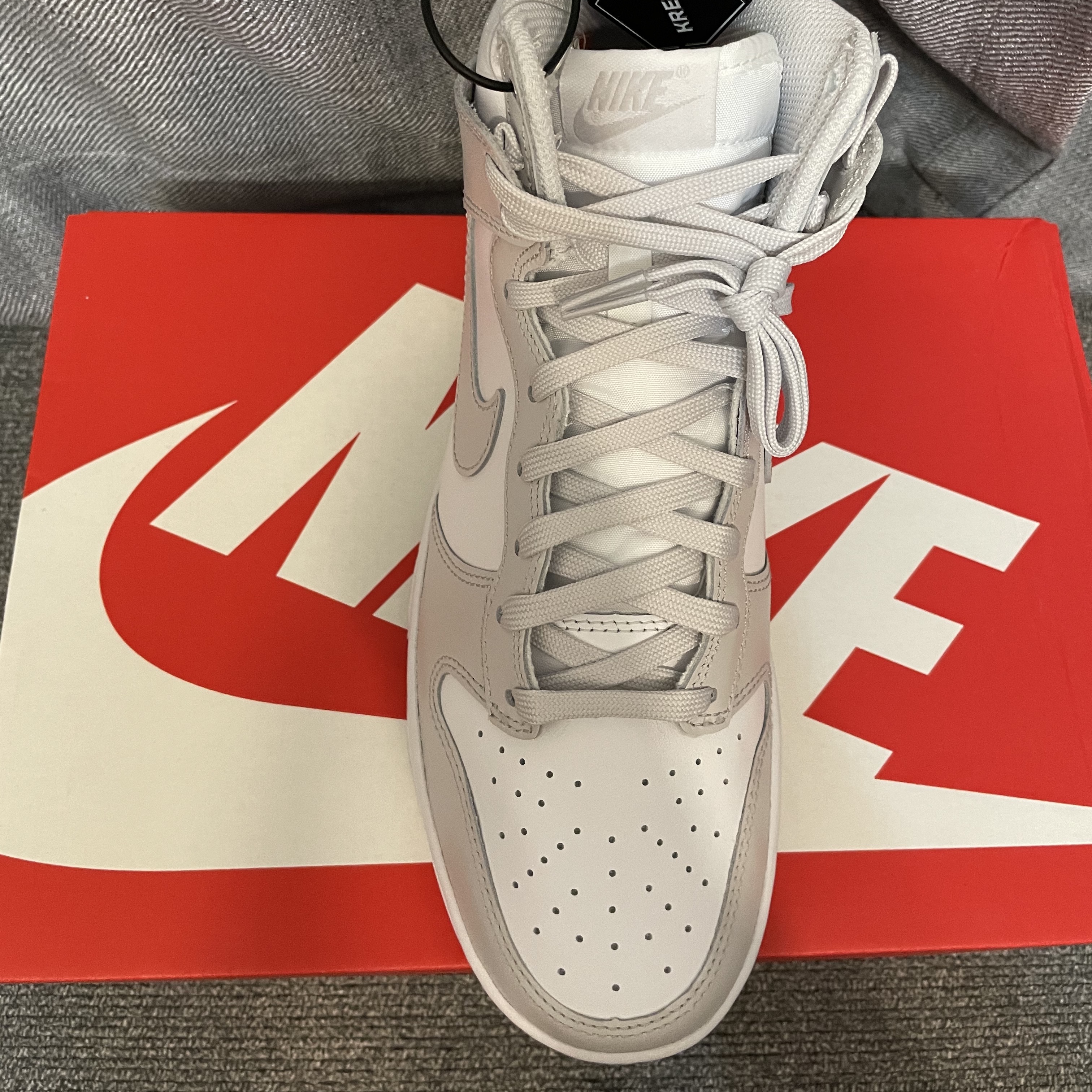 Nike Dunk High Retro Vast Grey, (W) Nike Dunk Low Photon Dust 착용 스타일 - 5