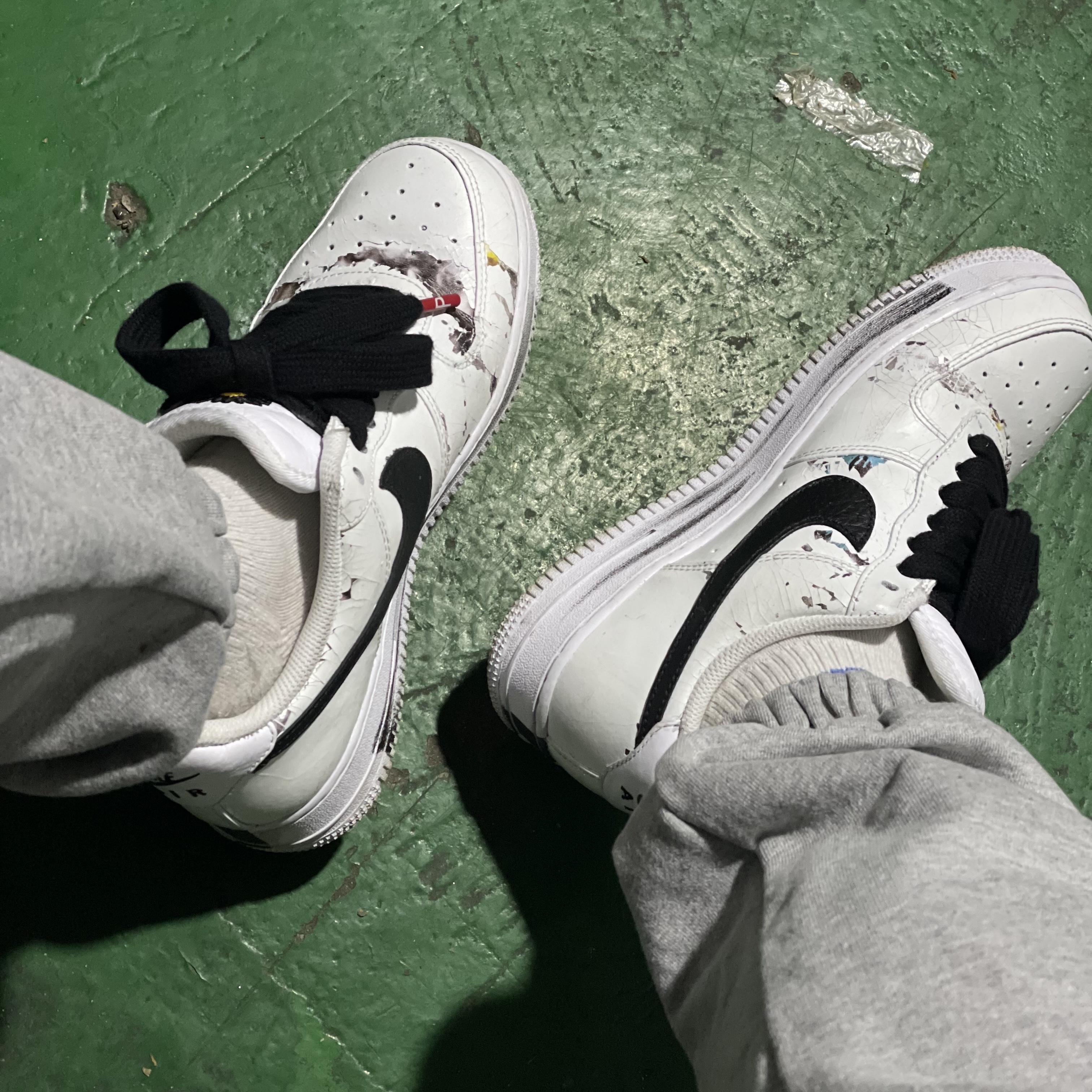 Nike x Peaceminusone Air Force 1 Low Para-Noise 2.0 착용 스타일