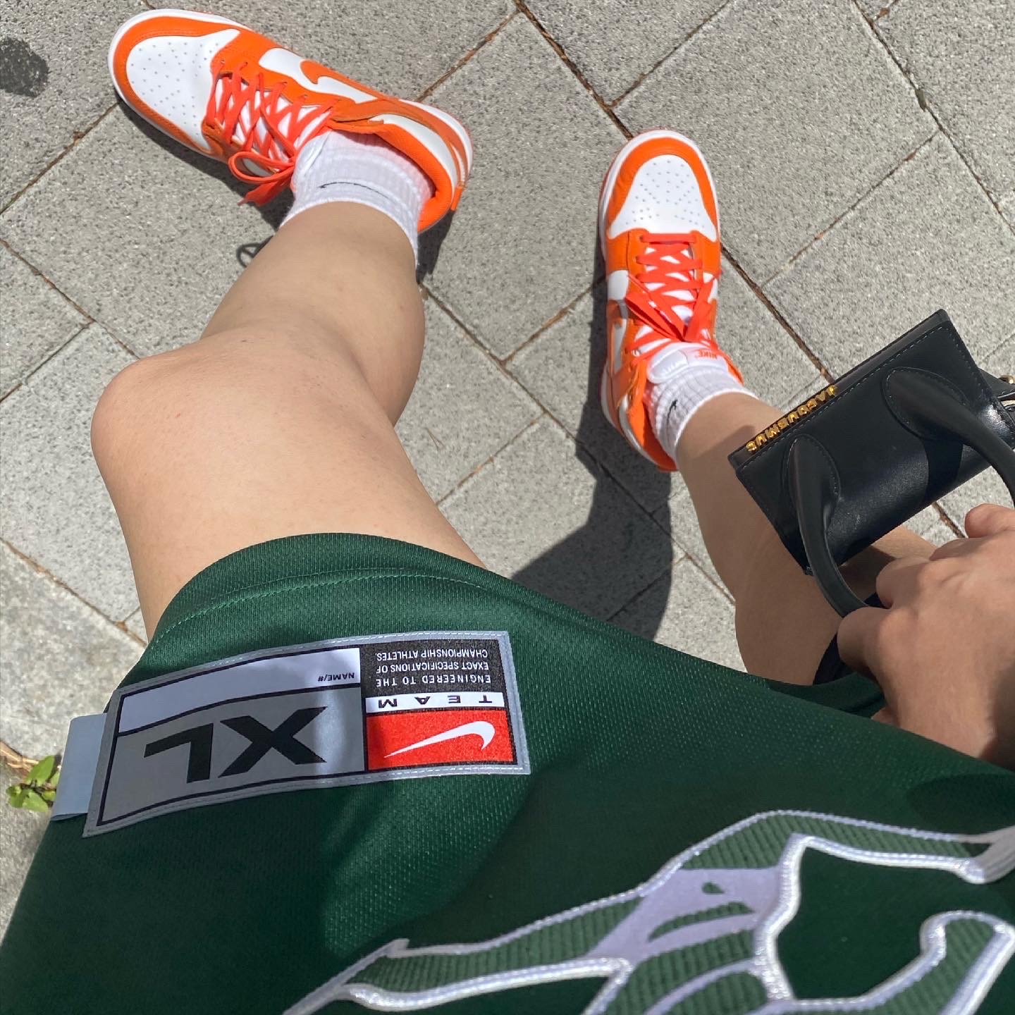 Nike x Cactus Plant Flea Market S/S Jersey Green - Asia, Nike x Cactus Plant Flea Market S/S Jersey Green - US/EU 착용 스타일 - 4