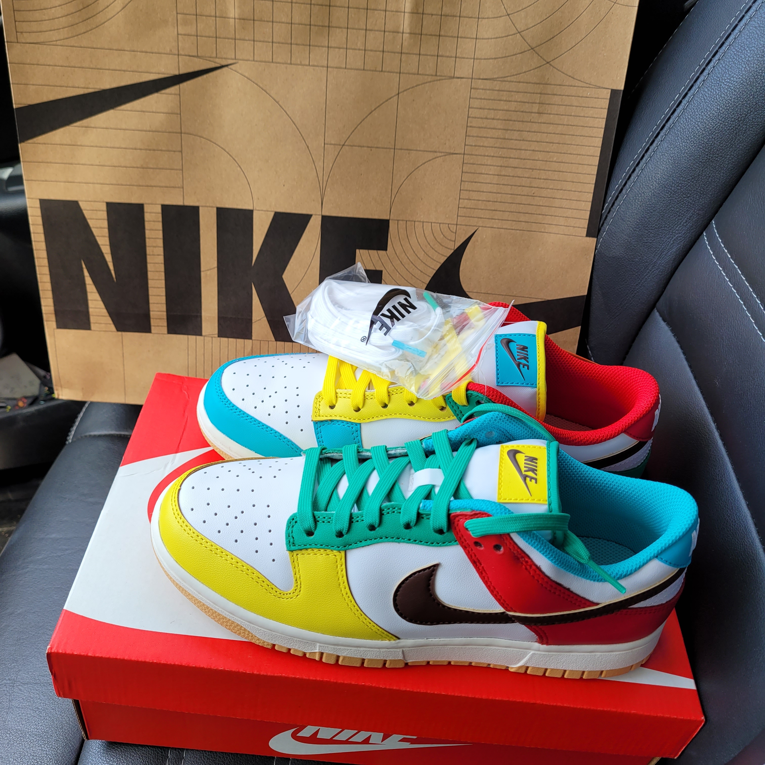 Nike Dunk Low SE Free.99 White 착용 스타일 - 2