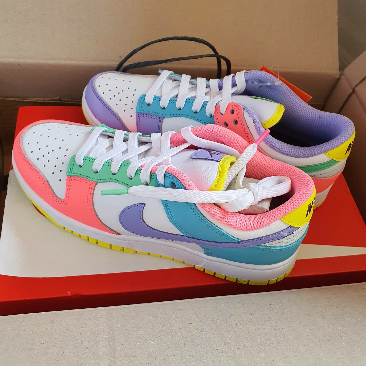 (W) Nike Dunk Low SE Candy 착용 스타일 - 4