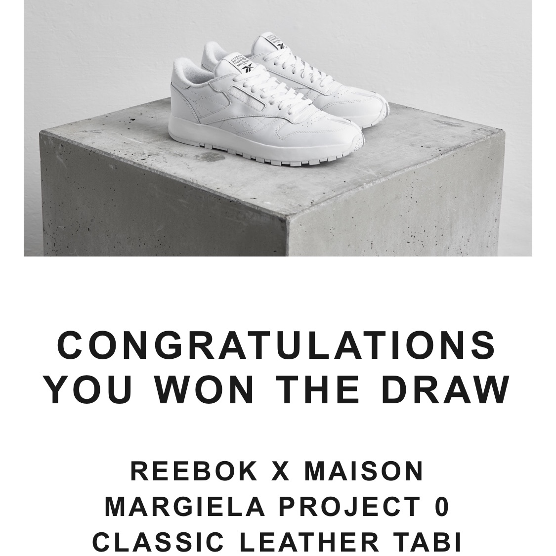 Reebok x Maison Margiela Classic Leather Tabi Shoes White 착용 스타일 - 1
