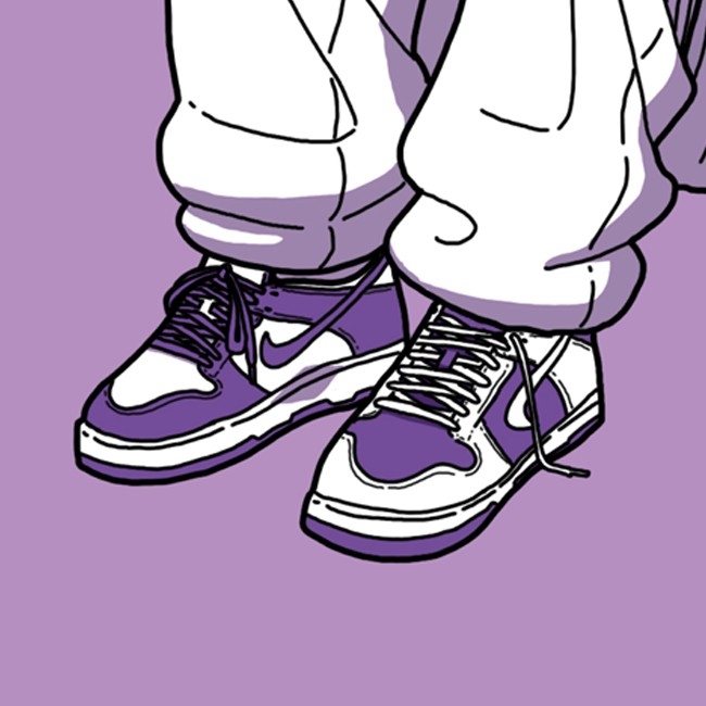 (W) Nike Dunk Low SE Flip 착용 스타일 - 3