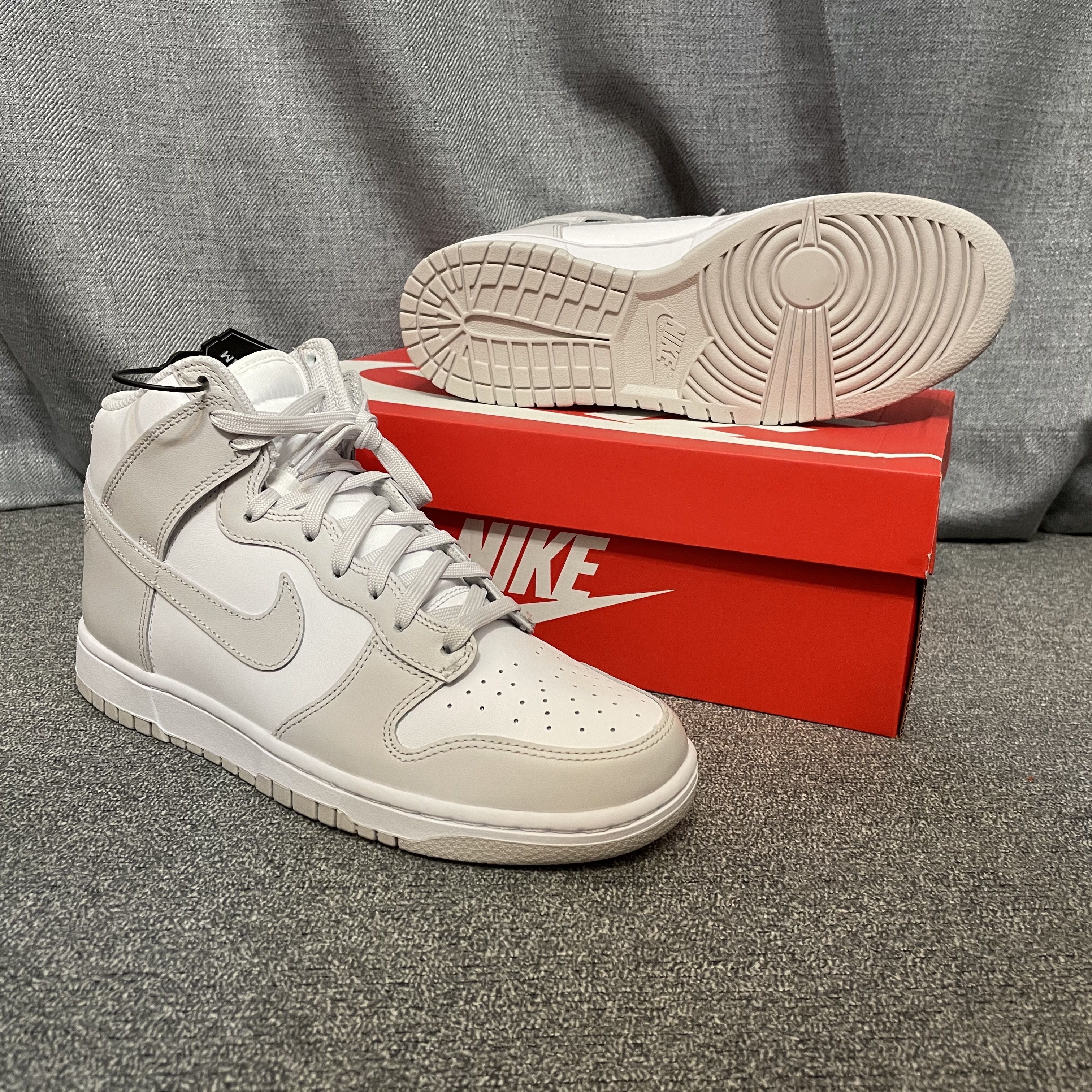 Nike Dunk High Retro Vast Grey, (W) Nike Dunk Low Photon Dust 착용 스타일 - 3