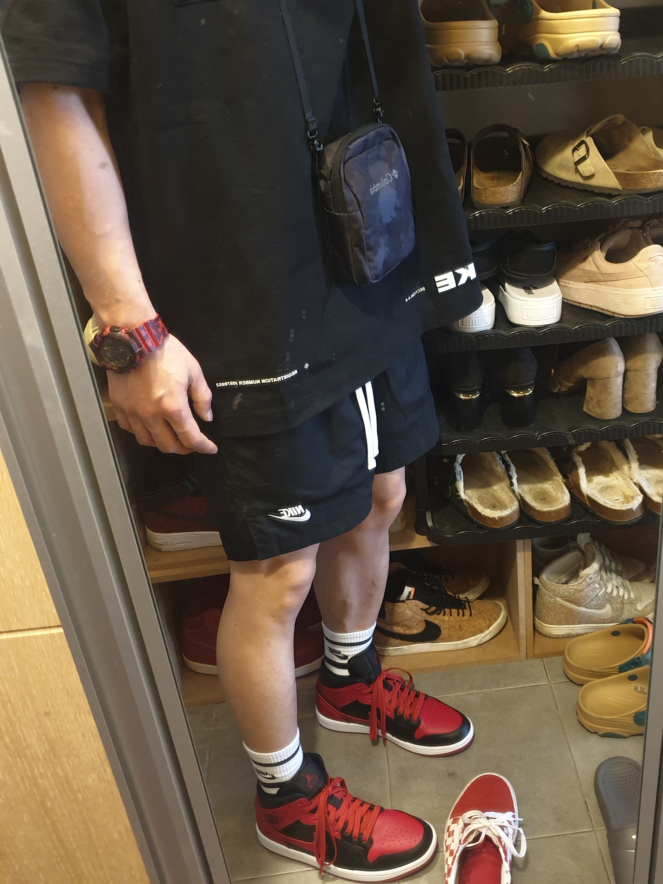 Jordan 1 Mid Bred Banned 2020 착용 스타일