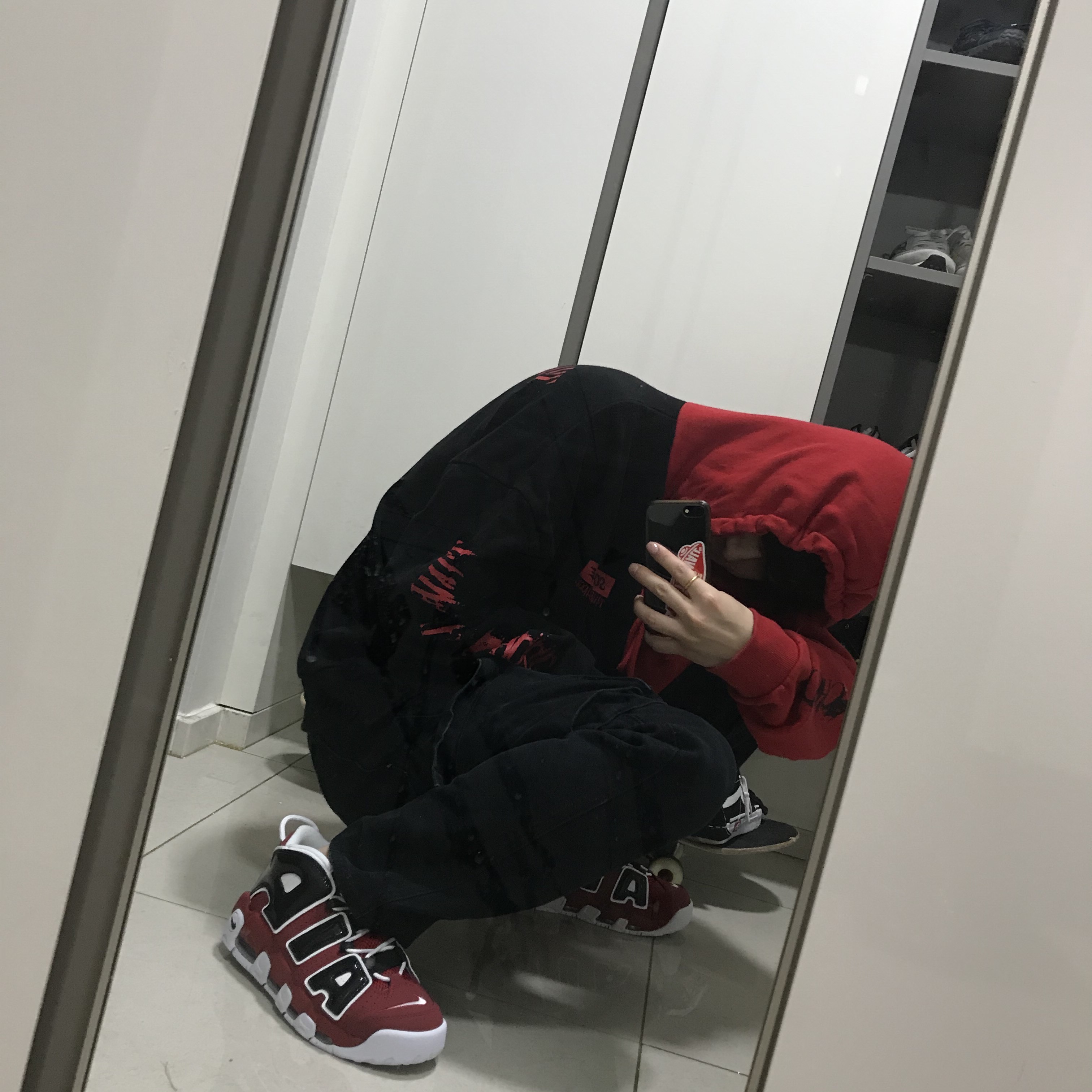 Nike Air More Uptempo 96 Bulls 2021 착용 스타일 - 2