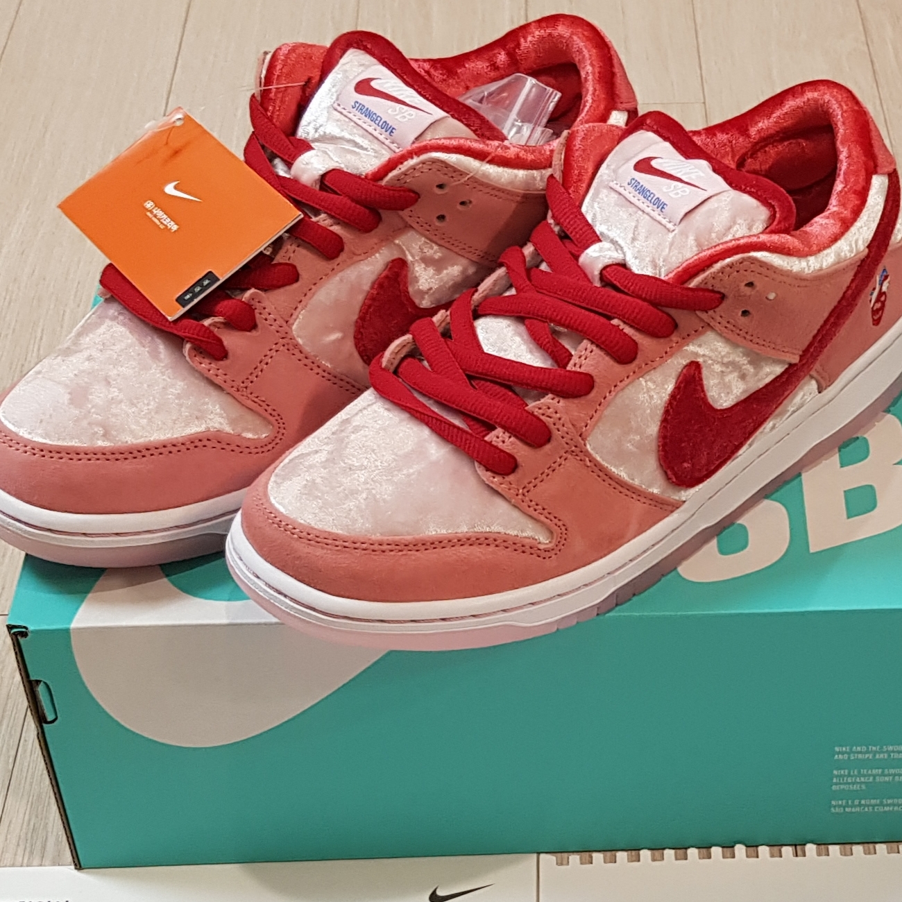 Nike x StrangeLove SB Dunk Low Pink (Regular Box) 착용 스타일