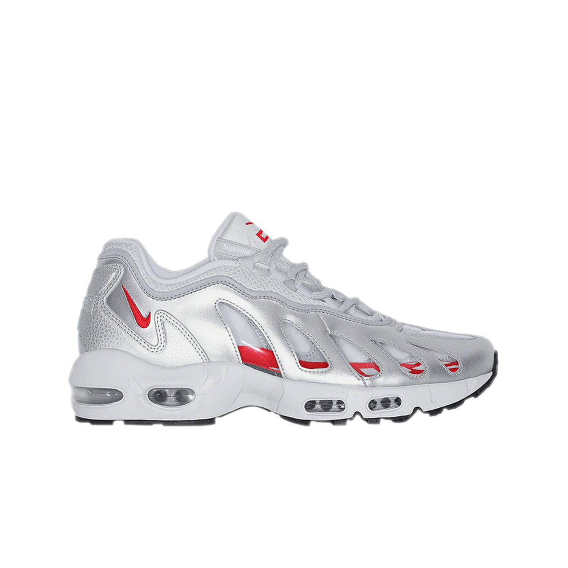 나이키 x 슈프림 에어맥스 96 메탈릭 실버