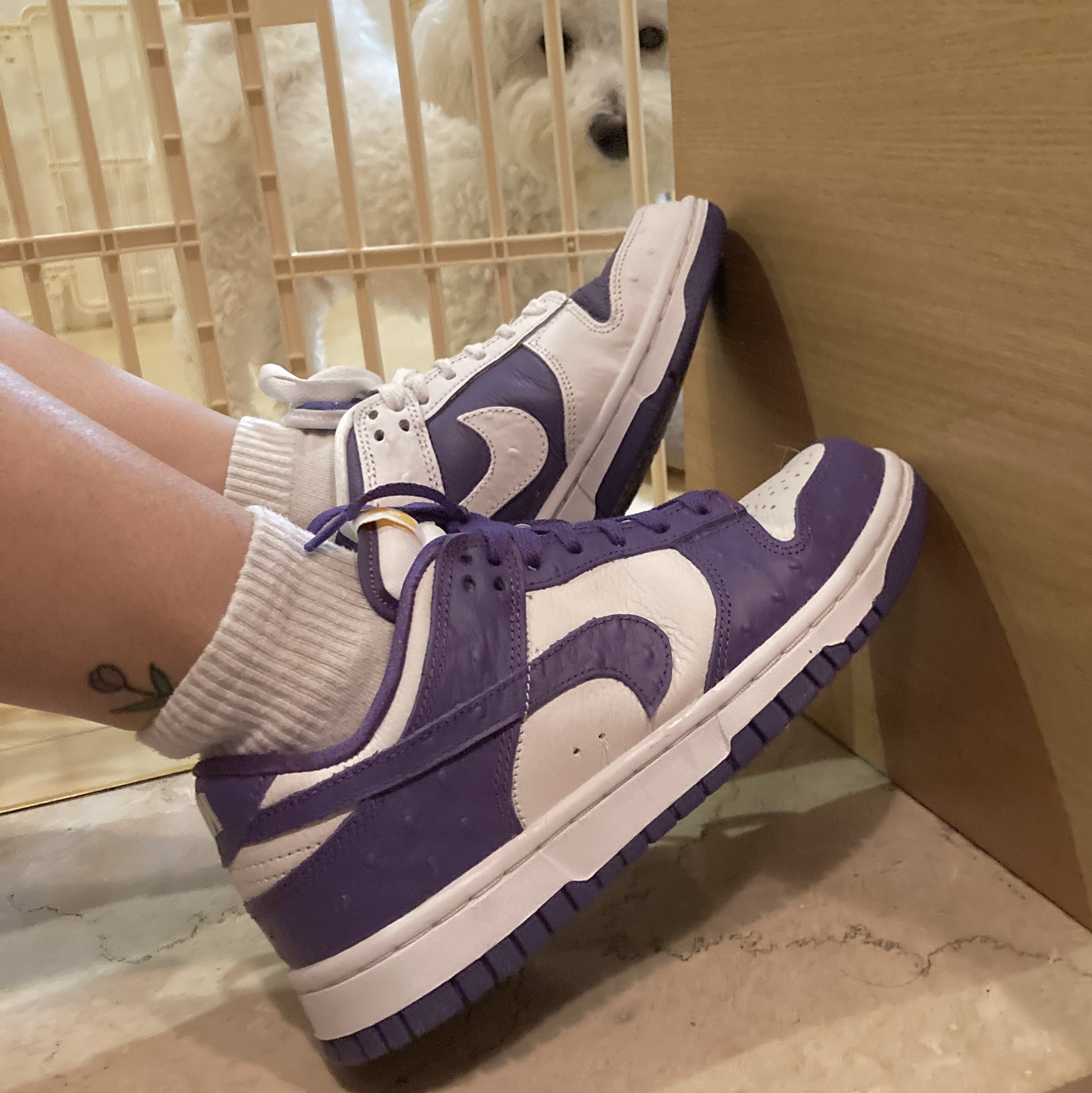 (W) Nike Dunk Low SE Flip 착용 스타일 - 1