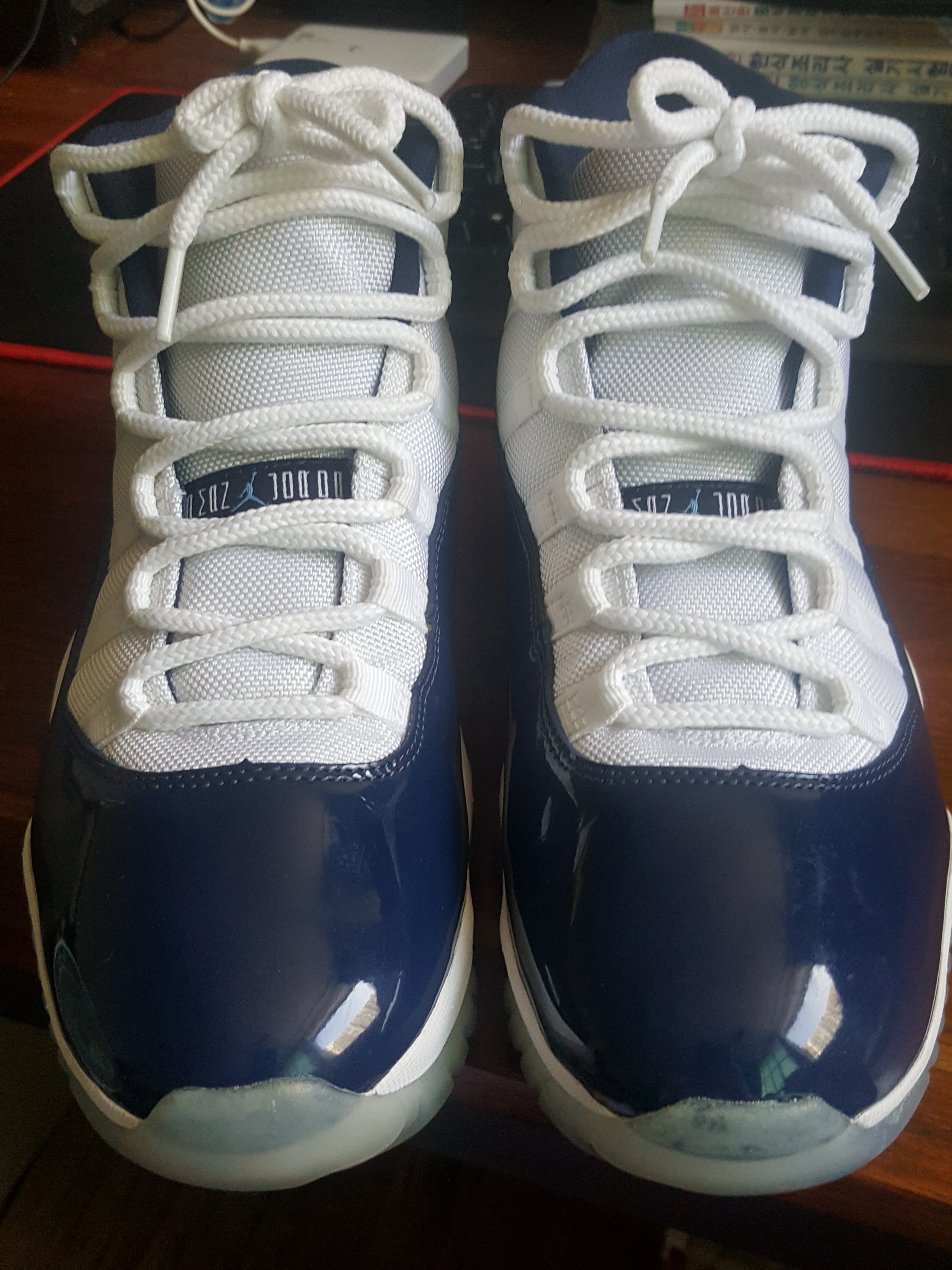 Jordan 11 Retro Win Like 82 UNC 착용 스타일 - 1
