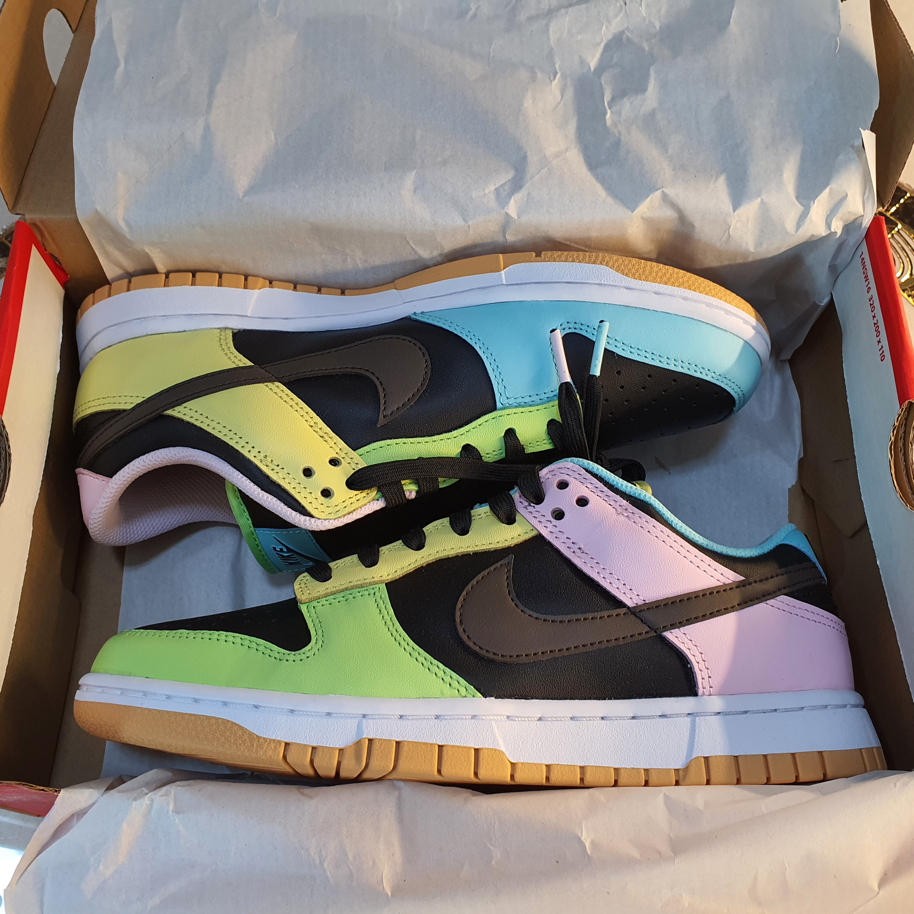 Nike Dunk Low SE Free.99 Black 착용 스타일 - 5