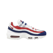 Nike Air Max 95 White Deep Royal Blue Gym Red