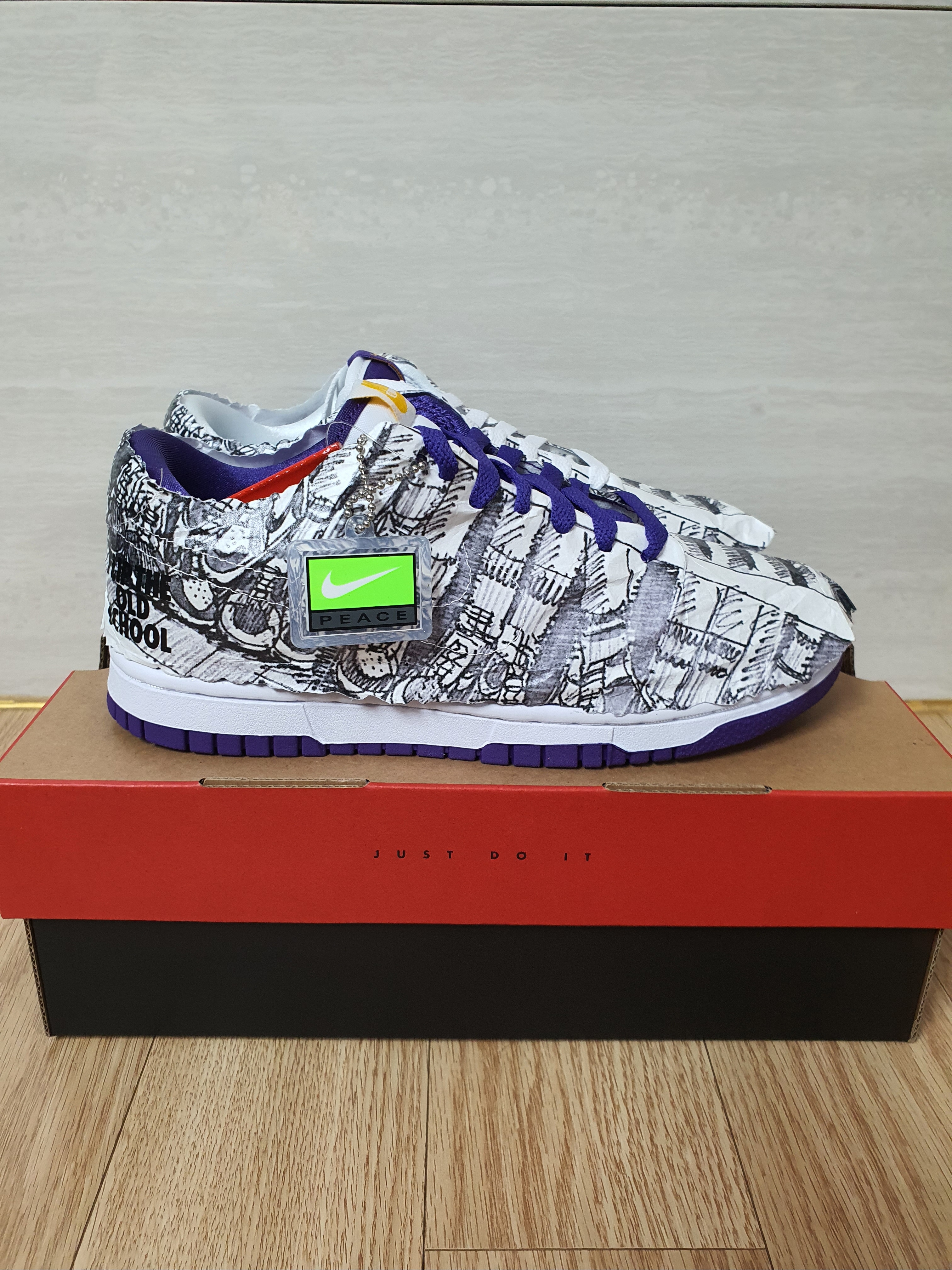 (W) Nike Dunk Low SE Flip 착용 스타일 - 5