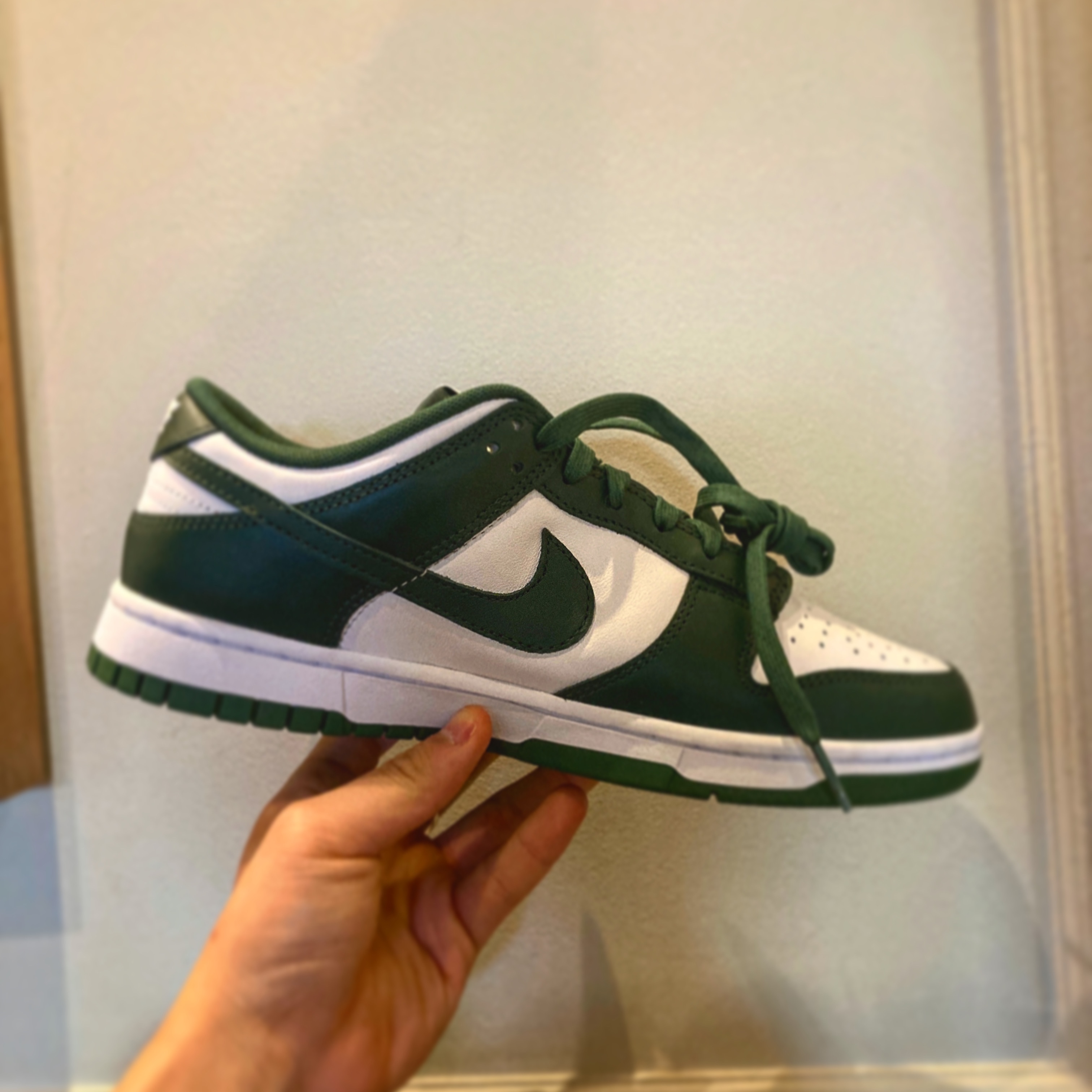 Nike Dunk Low Retro Varsity Green 착용 스타일