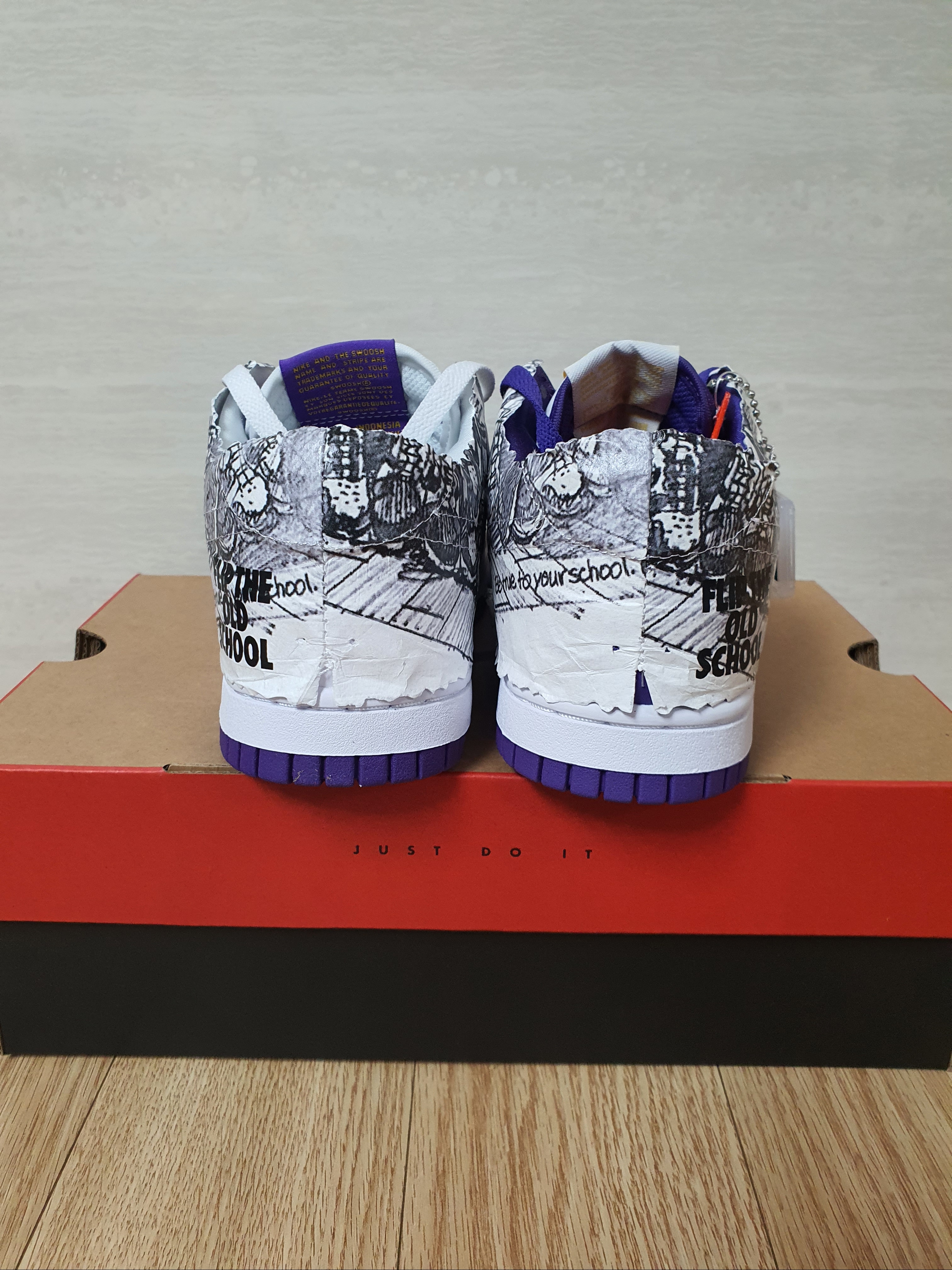 (W) Nike Dunk Low SE Flip 착용 스타일 - 4