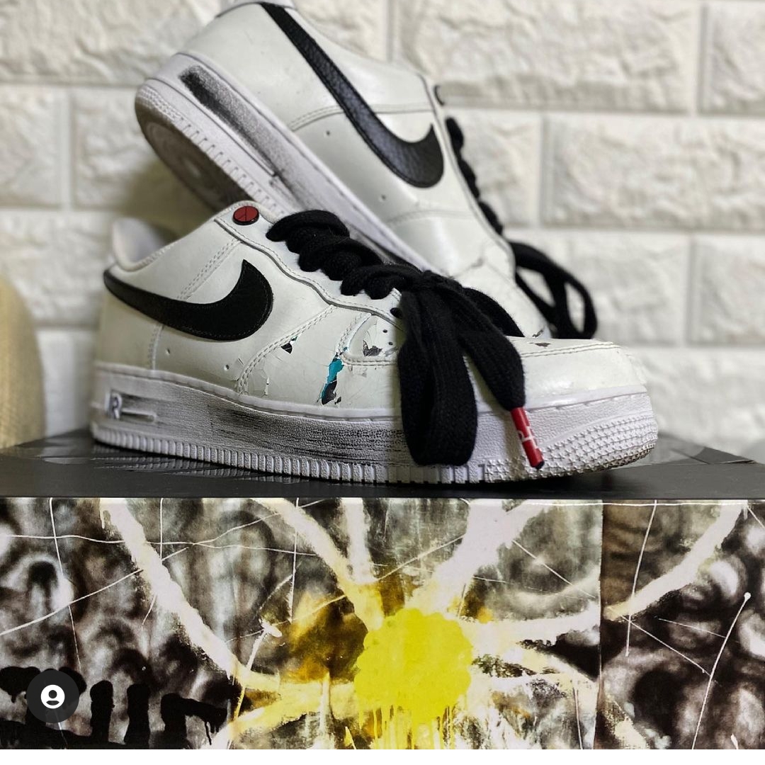 Nike x Peaceminusone Air Force 1 Low Para-Noise 2.0 착용 스타일 - 1
