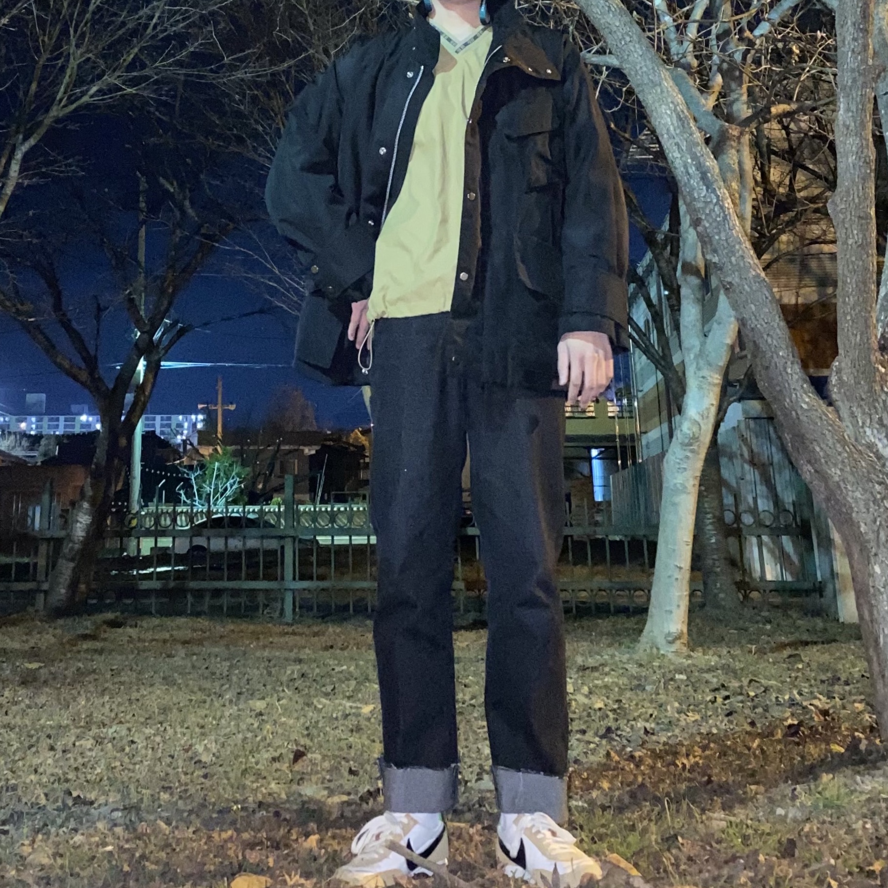 (W) Nike Daybreak Wheat 착용 스타일 - 3