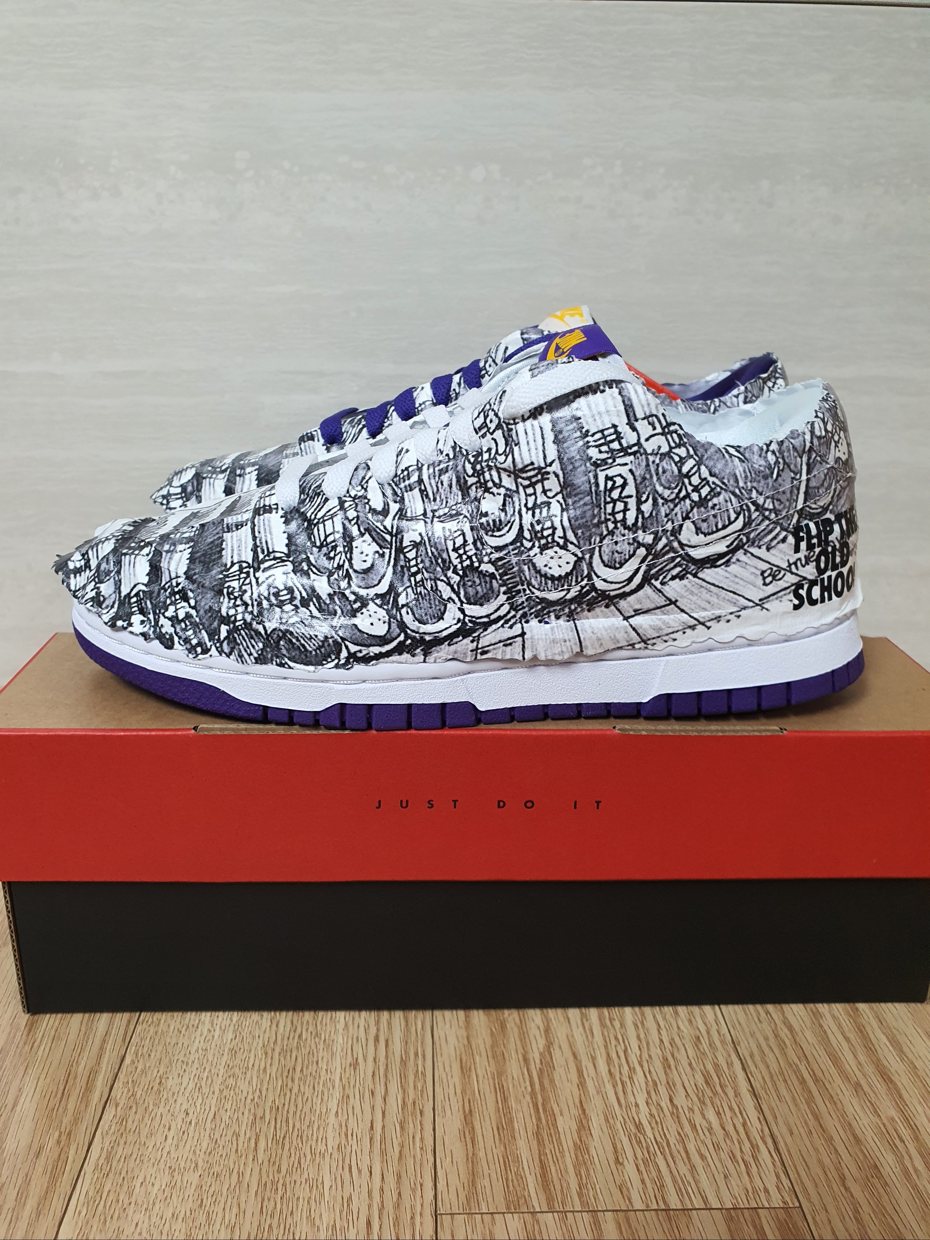 (W) Nike Dunk Low SE Flip 착용 스타일 - 3