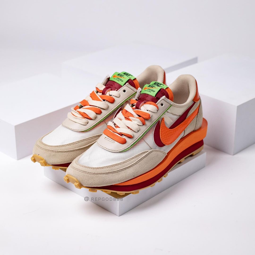 Nike x Sacai LDWaffle Green Multi, Nike x Sacai LDWaffle Blue Multi 착용 스타일 - 2