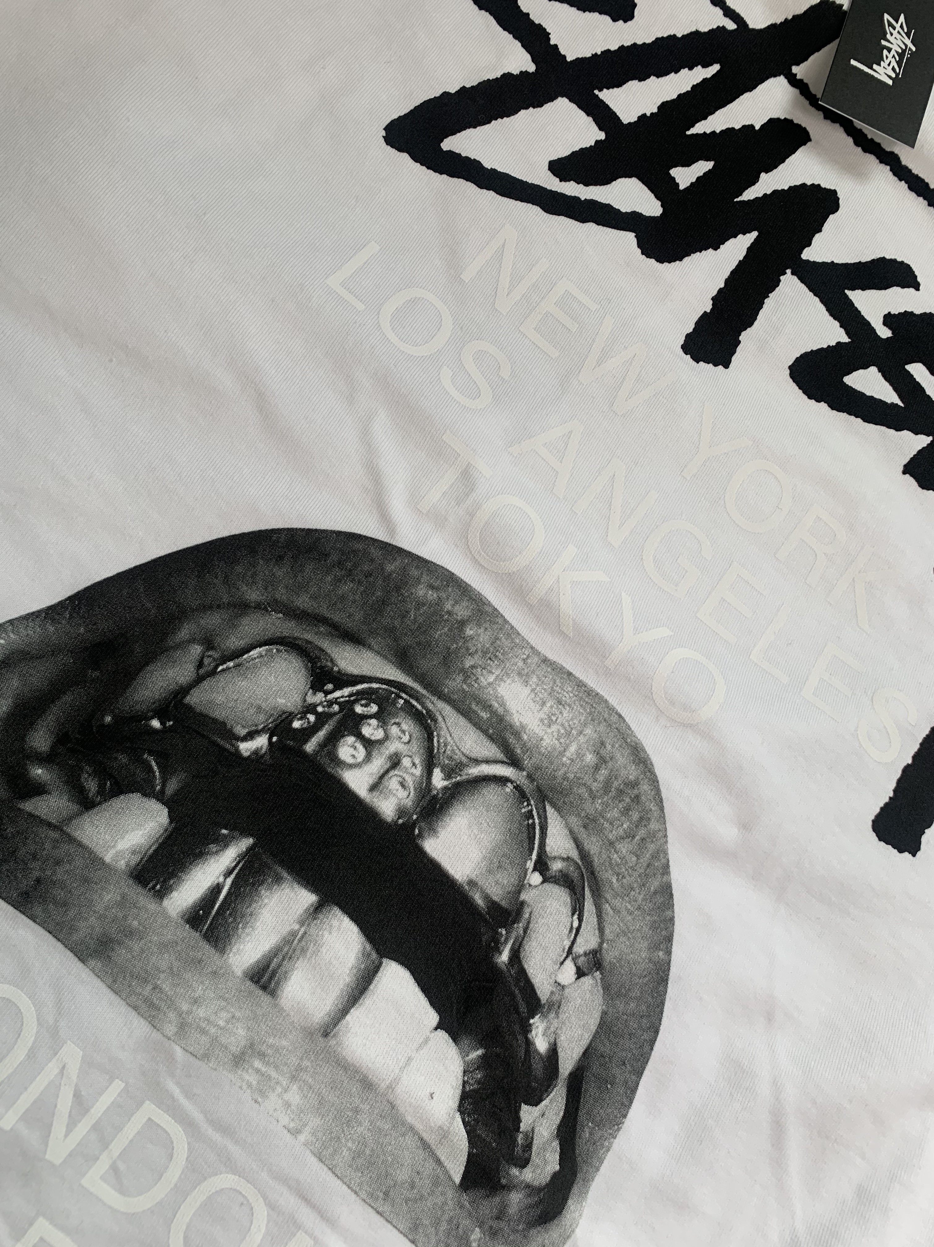 Stussy x Rick Owens 40 WT T-Shirt 착용 스타일