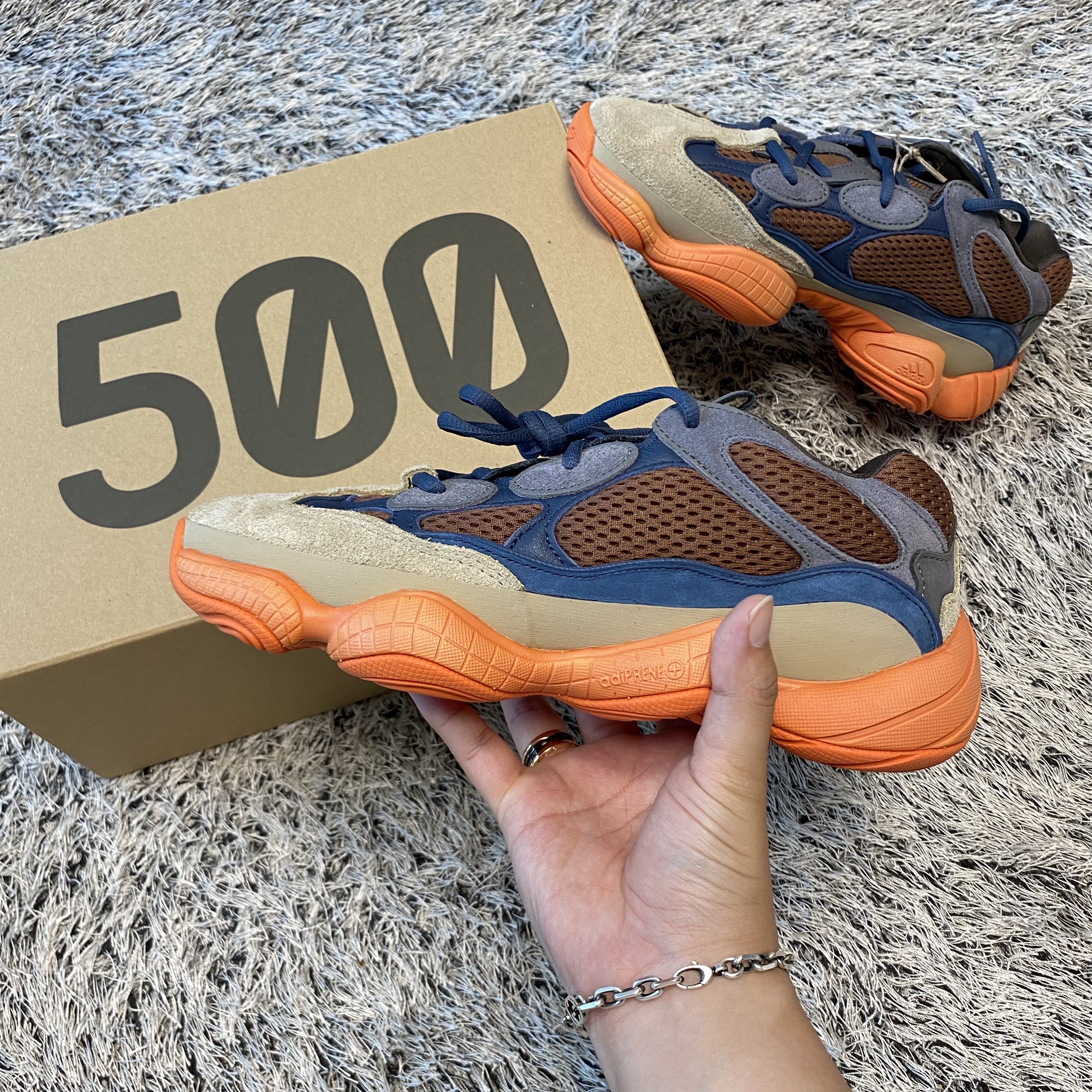 Adidas Yeezy 500 Enflame 착용 스타일 - 1