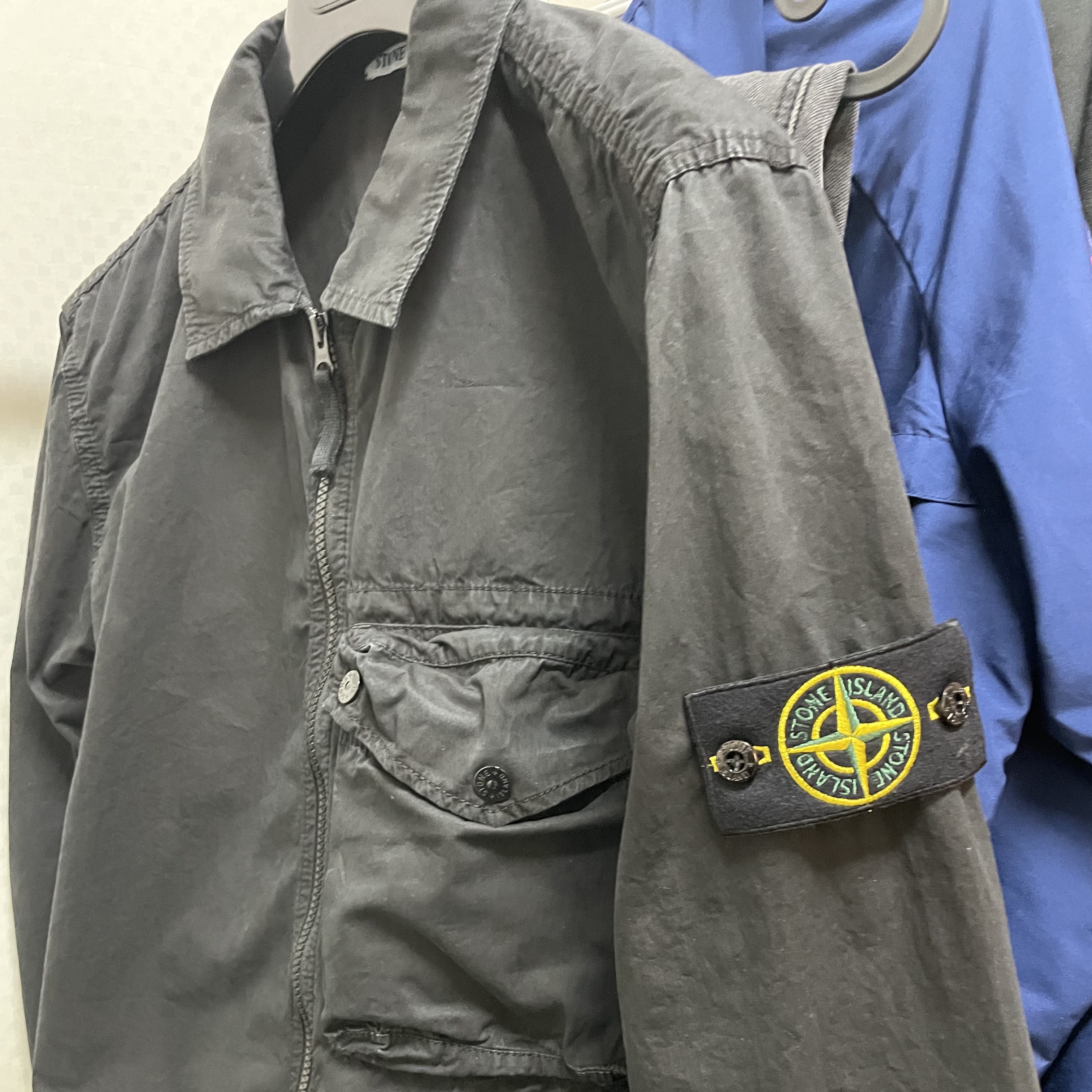 Stone Island 117WN T.CO+OLD Overshirt Black - 21SS 착용 스타일 - 2