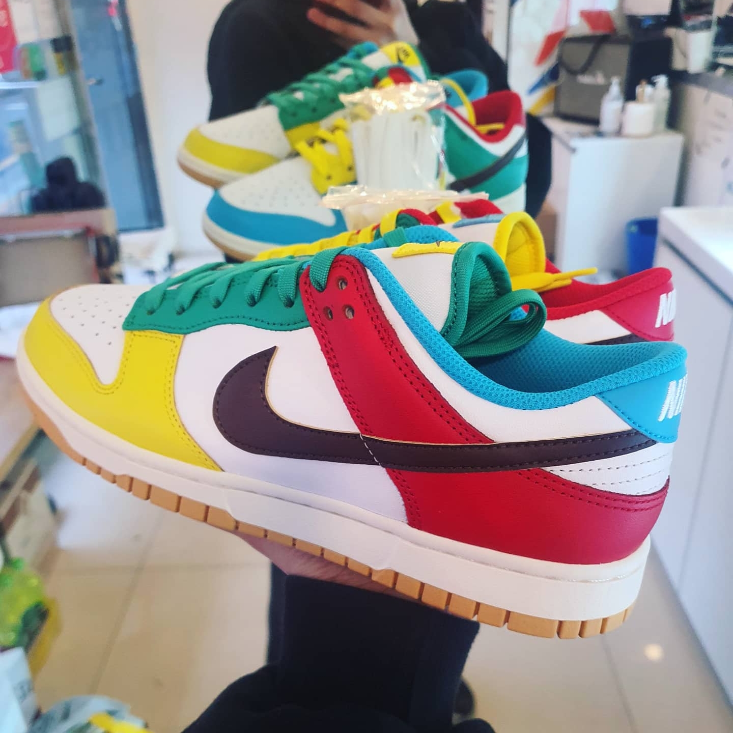 Nike Dunk Low SE Free.99 White 착용 스타일 - 1