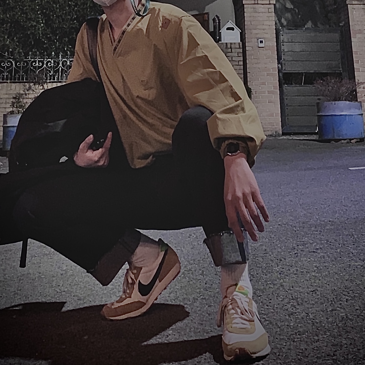 (W) Nike Daybreak Wheat 착용 스타일 - 1