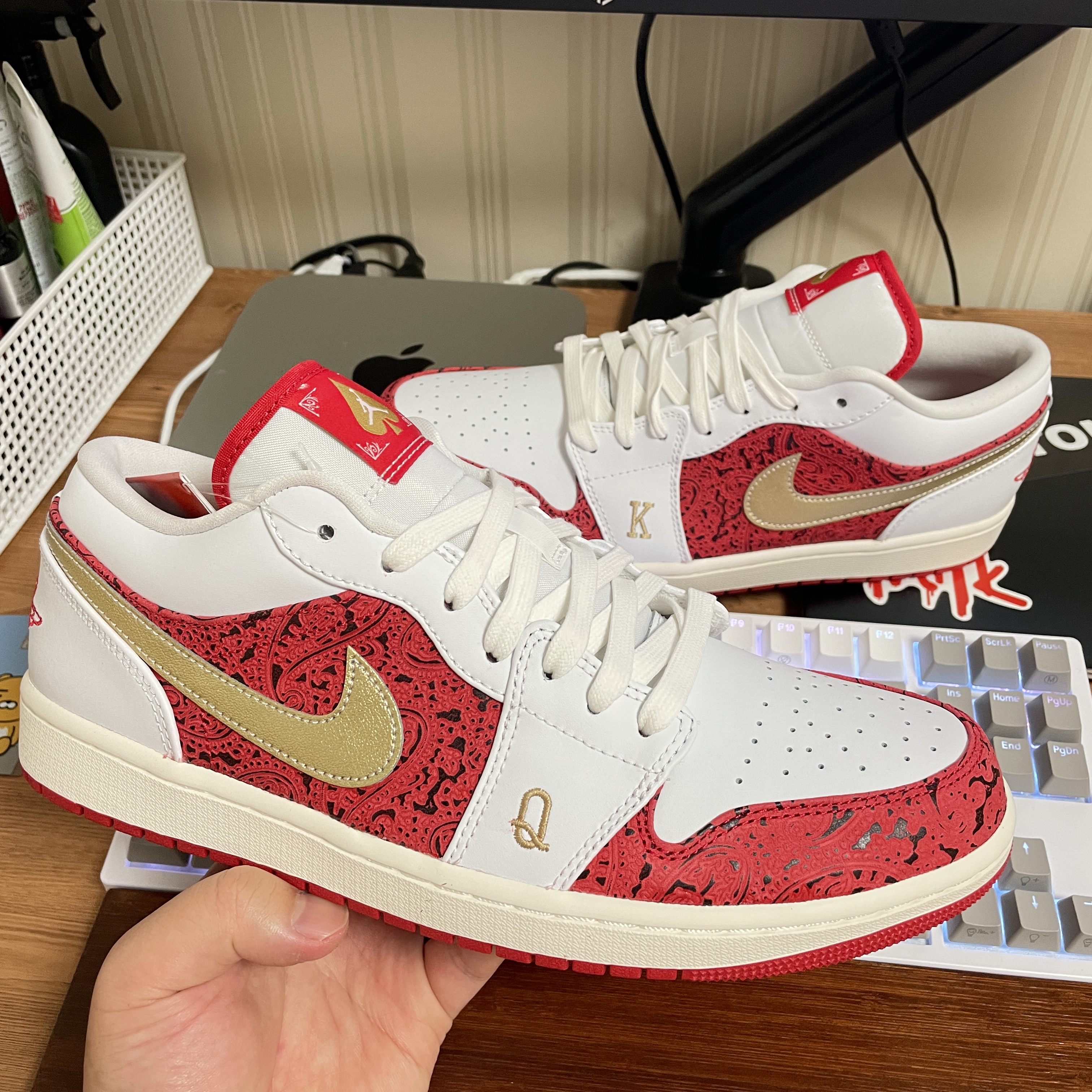 Jordan 1 Low SE Spades 착용 스타일 - 1