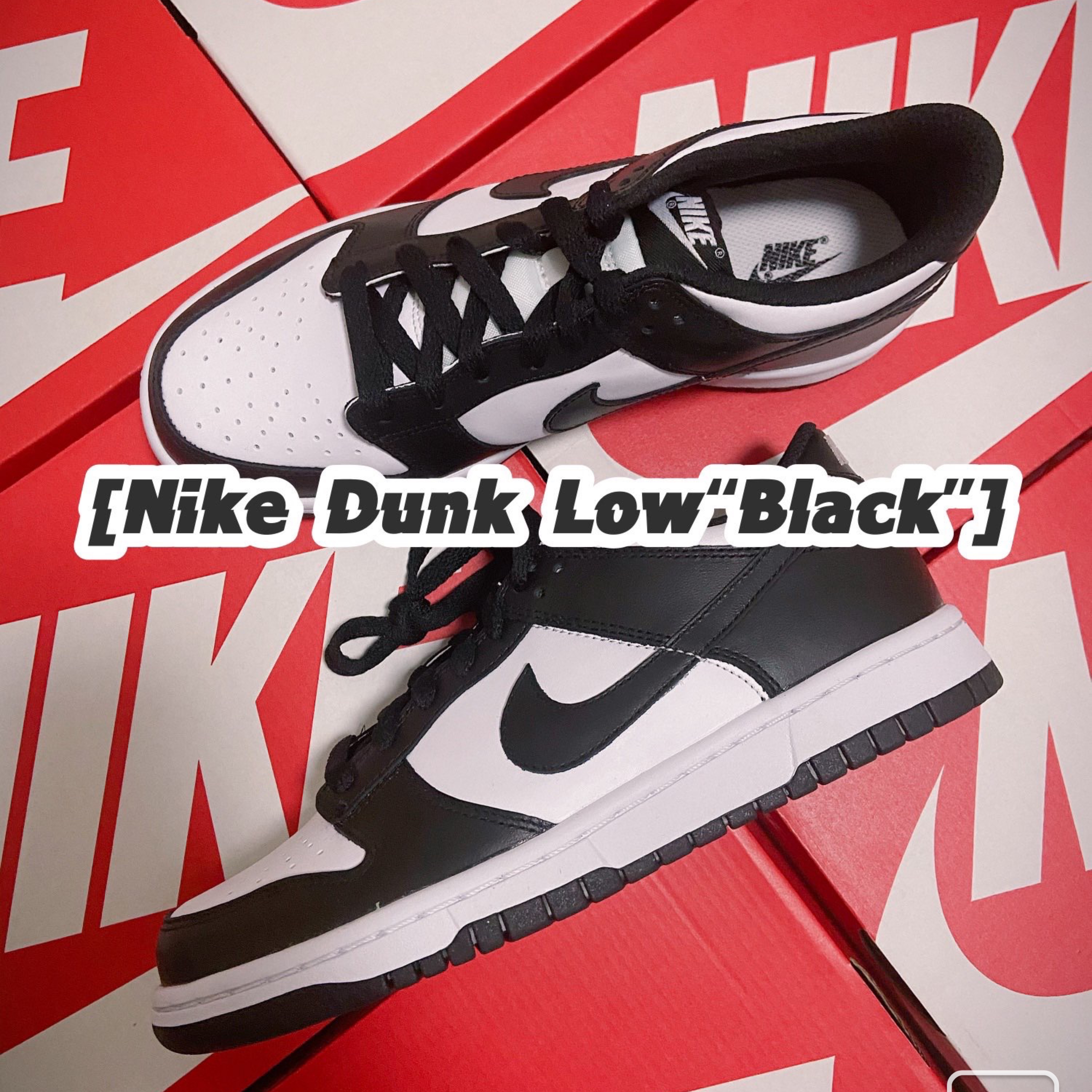 Nike Dunk Low Retro Black 착용 스타일 - 2