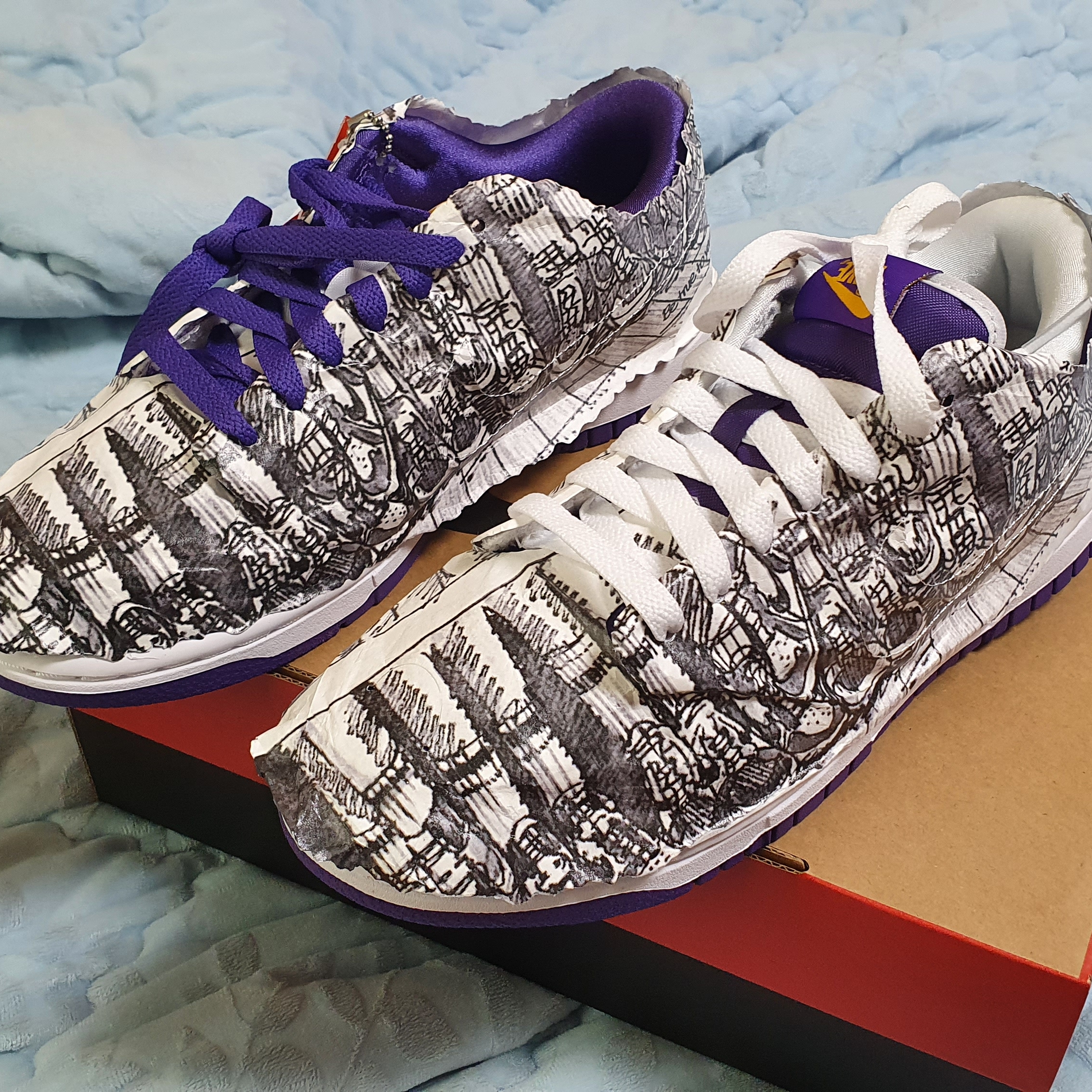 (W) Nike Dunk Low SE Flip 착용 스타일