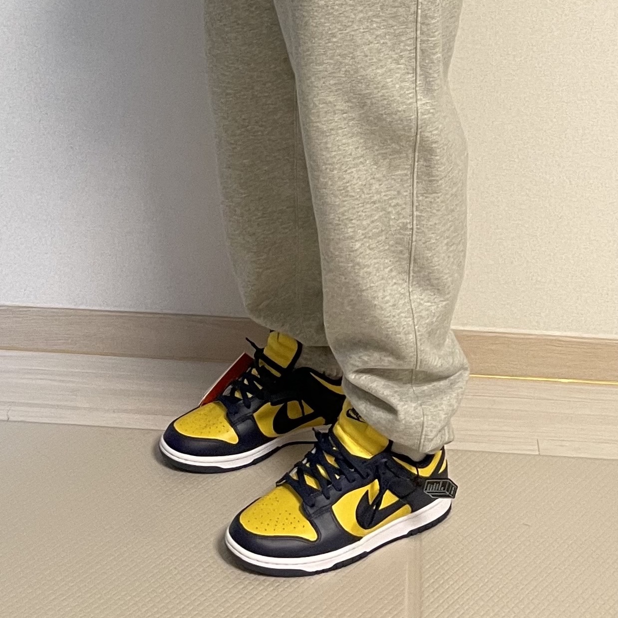 Nike Dunk Low Retro Varsity Maize 착용 스타일