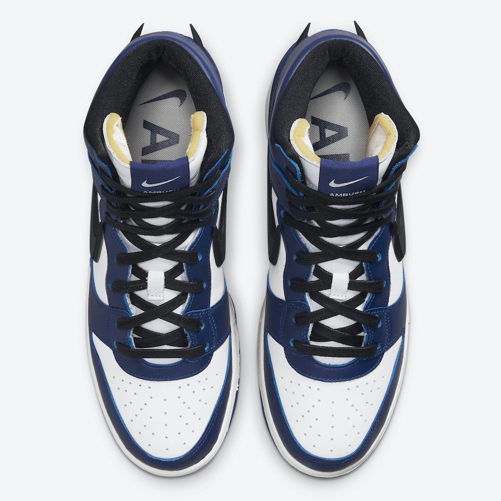 Nike x Ambush Dunk High Deep Royal Blue, Nike x Ambush Dunk High Black 착용 스타일 - 4